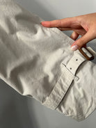 Burberry Pure Cotton Double Breasted Trench Coat - XL - SYLK