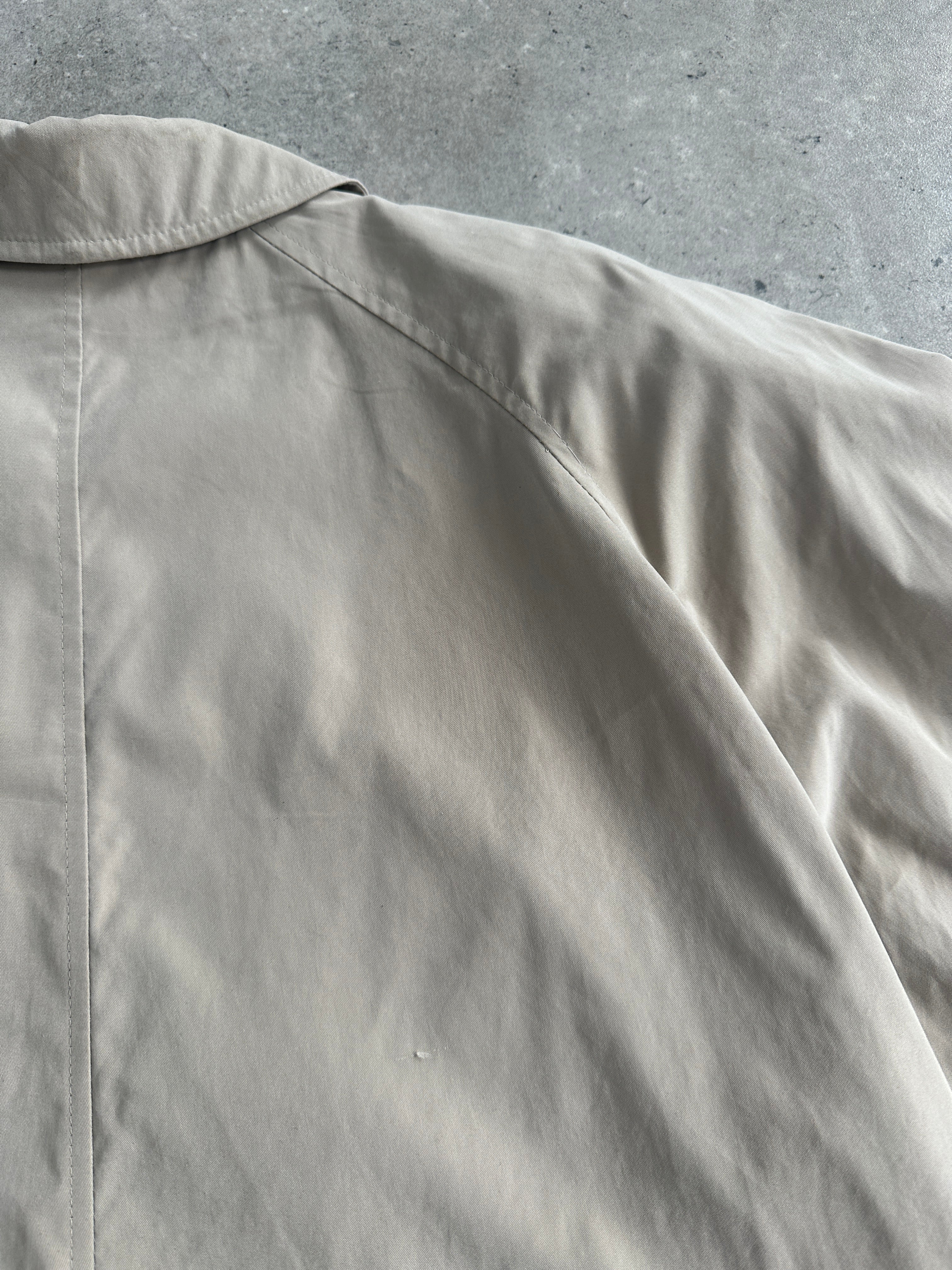 Max Mara Weekend Nylon A-line Trench Coat - L - SYLK