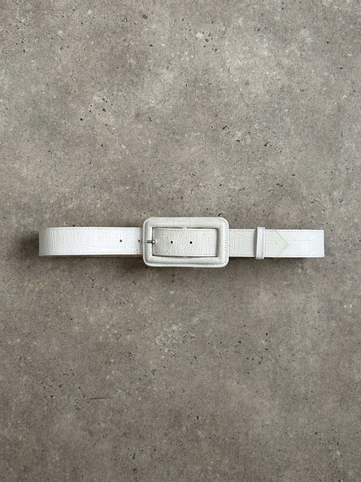 Jaeger 1990s Slim Leather Belt - W29-33
