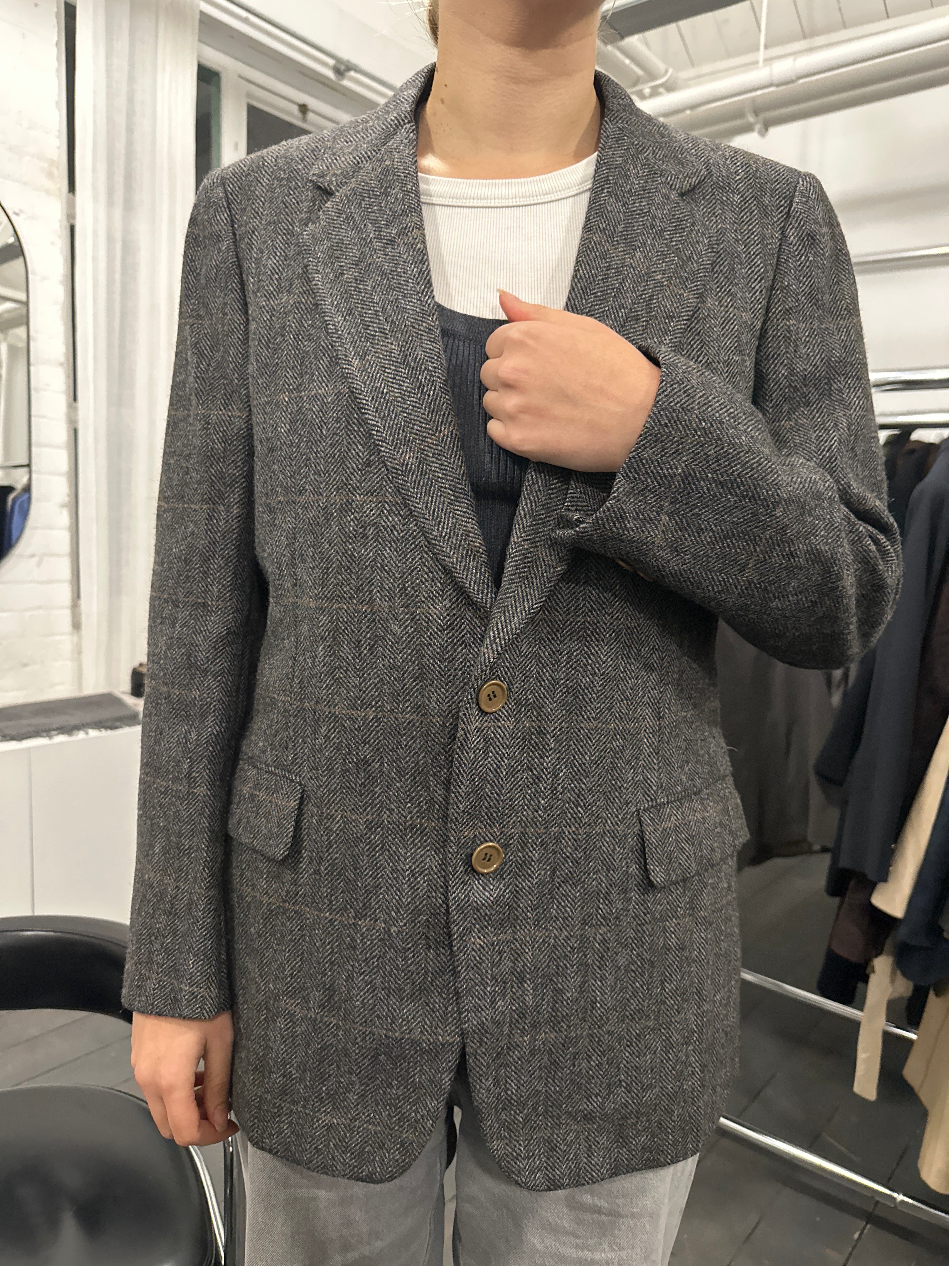 Burberry wool check blazer - L SYL13 - SYLK