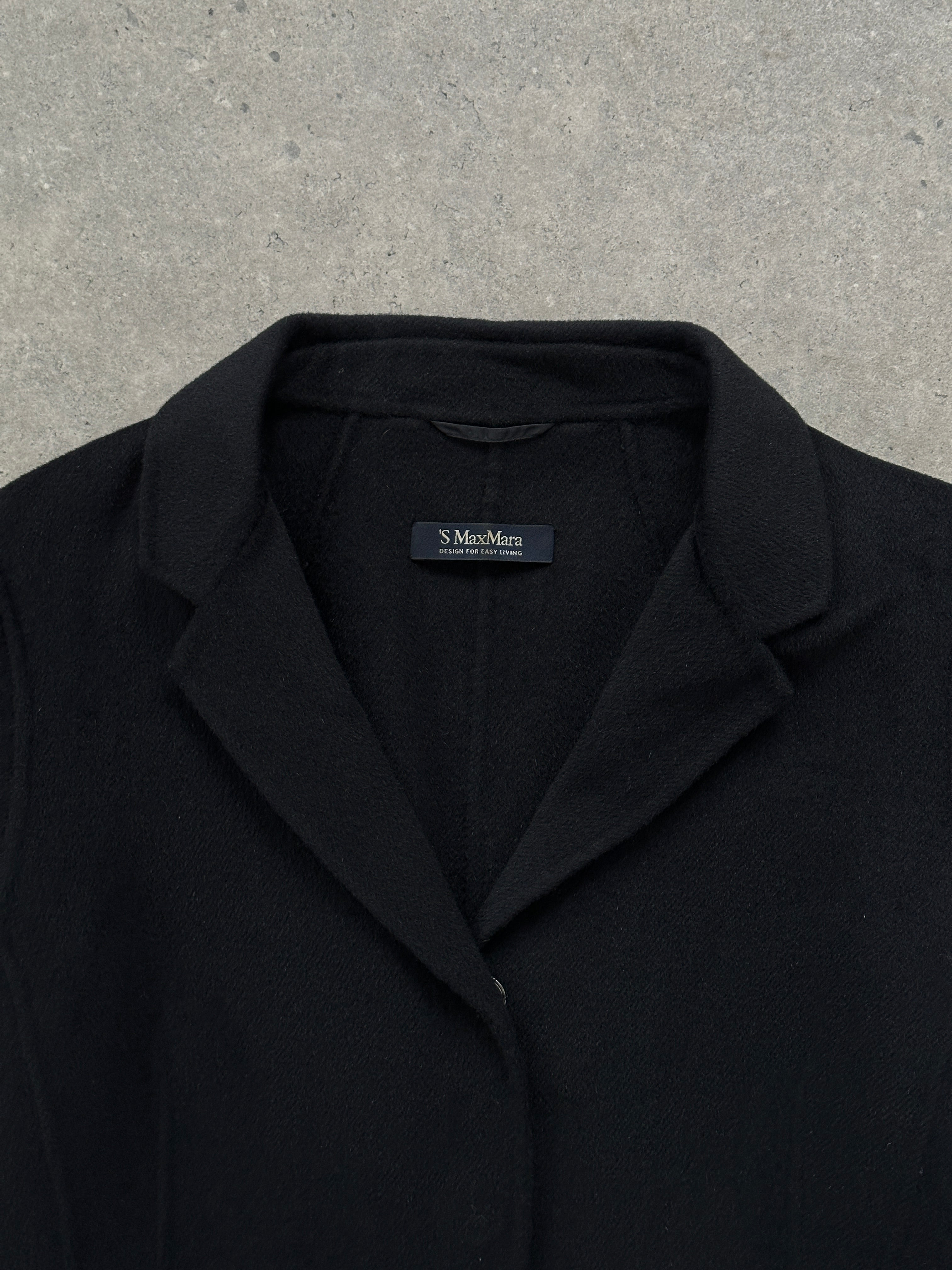 Max Mara ‘S Wool Double Faced Blazer - S/M - SYLK