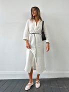 Max Mara Pure Linen Maxi Shirt Dress - M - SYLK