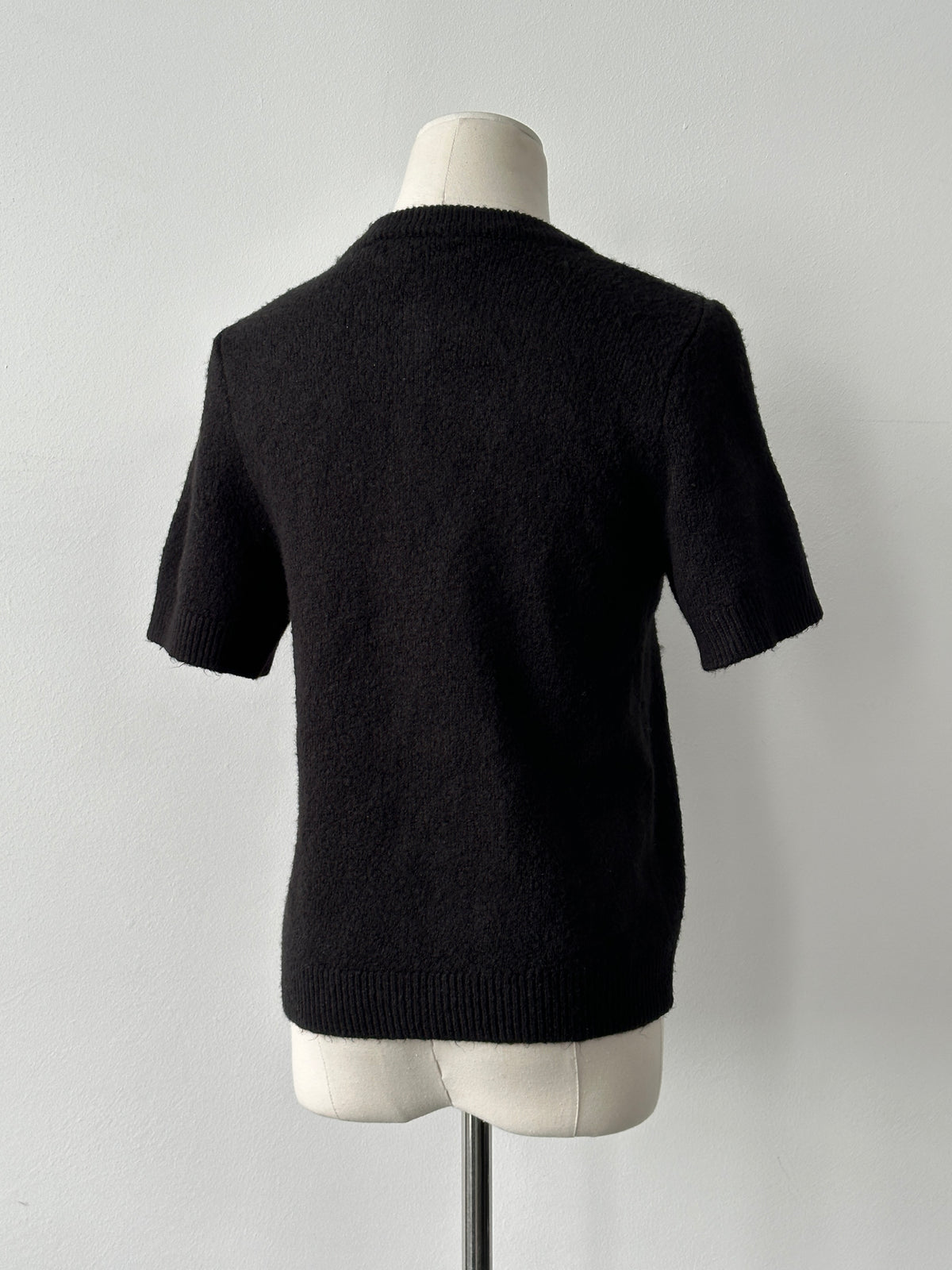 Vintage 2000s Short Sleeve Knit Cardigan - S