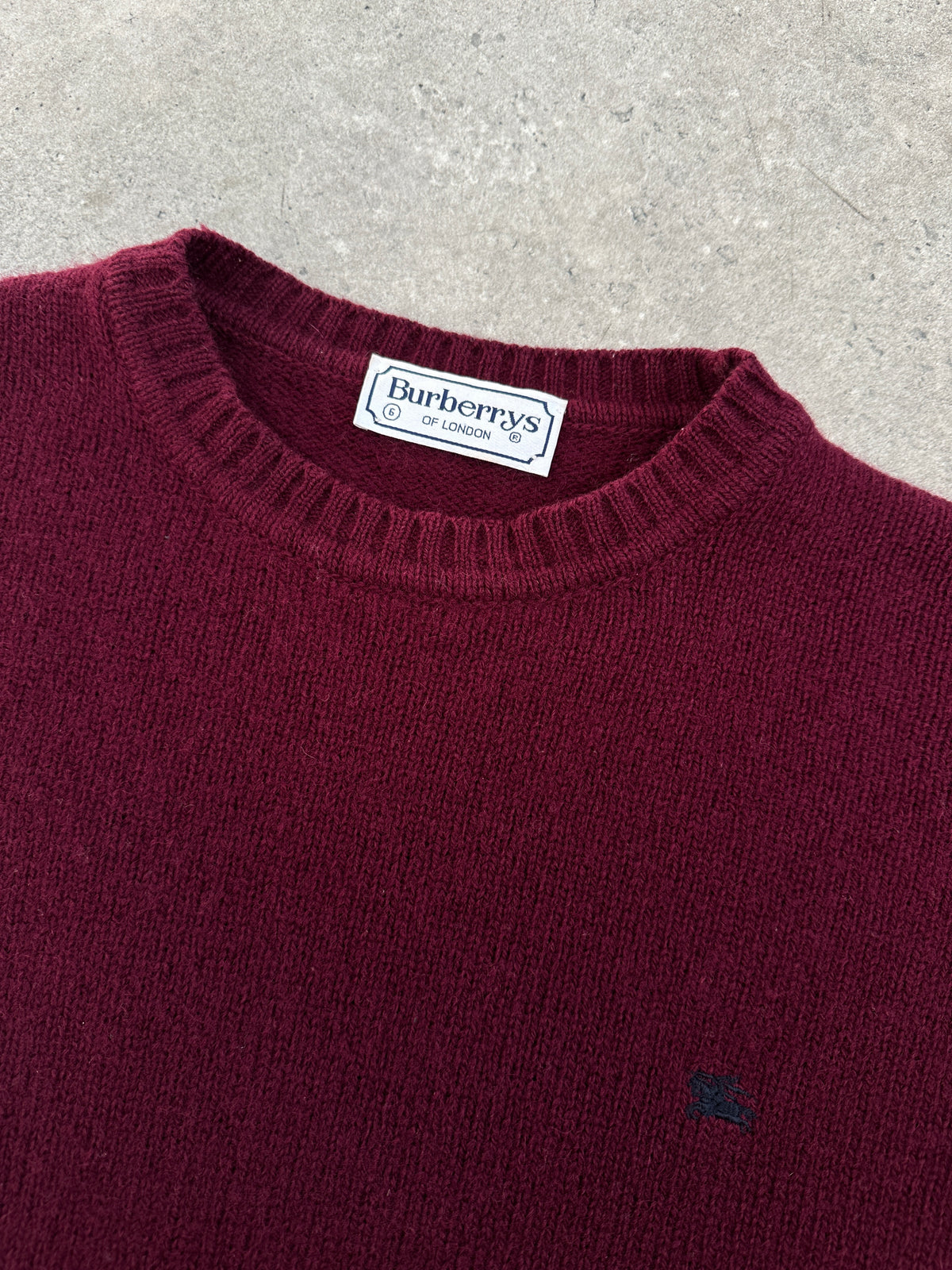 Burberry Pure Wool Jumper - L