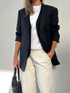 Tommy Hilfiger Wool Check Blazer - M - SYLK