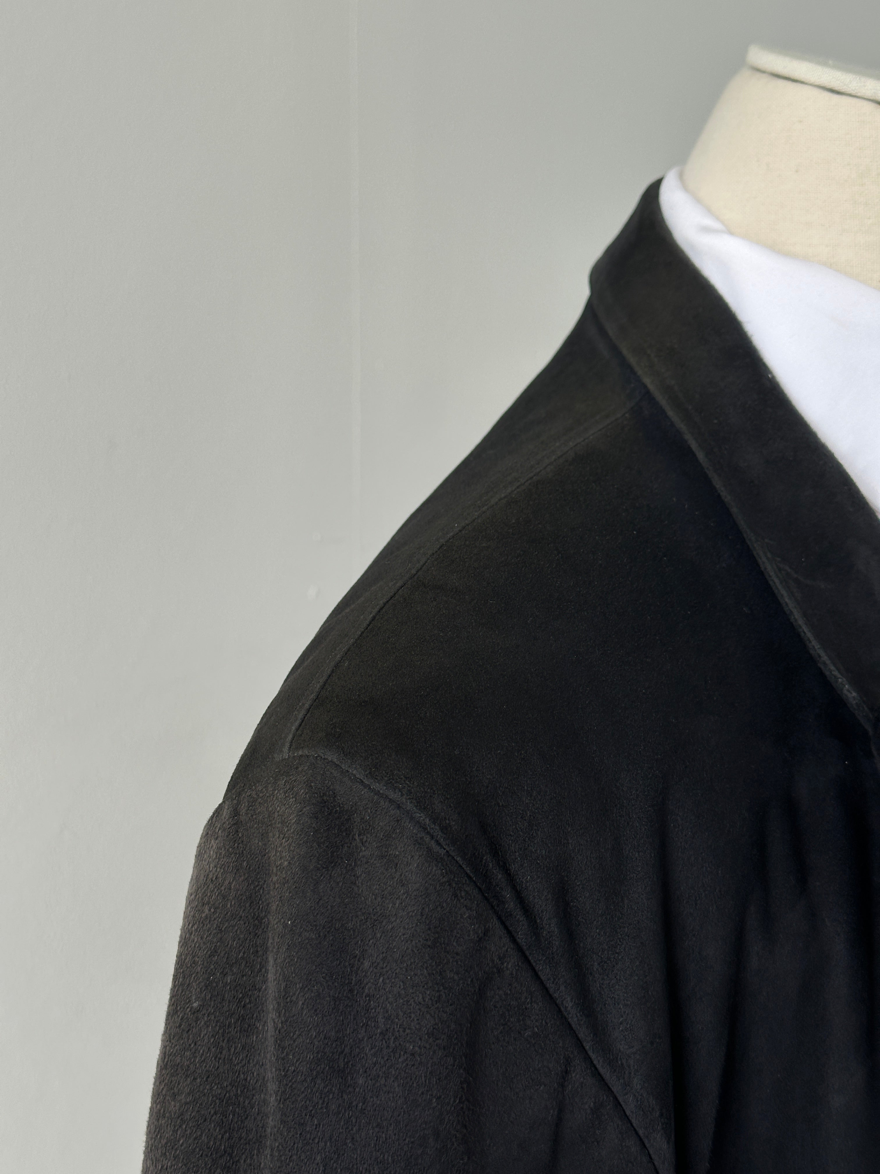 Gianni Versace 1990s Suede Double Breasted Jacket - XL