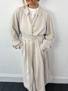 Giorgio Armani Wool Floor Length Belted Trench Coat - M/L - SYLK