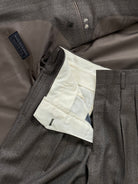 Burberry 1990s Pure Tasmanian Wool Stripe Single Breasted Suit - 36R/W26 - SYLK