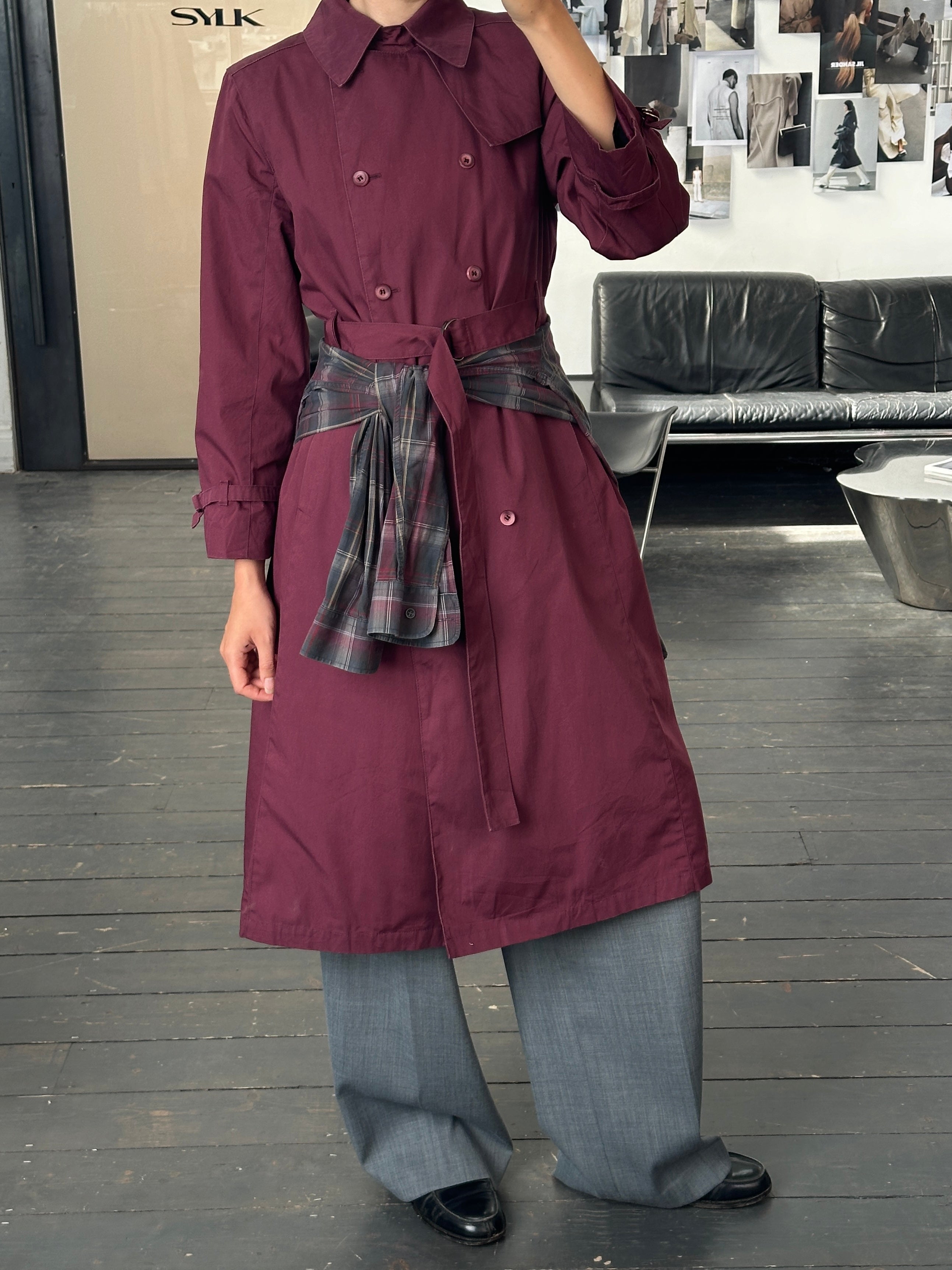 London Fog 1980s Double Breasted Trench Coat - M - SYLK