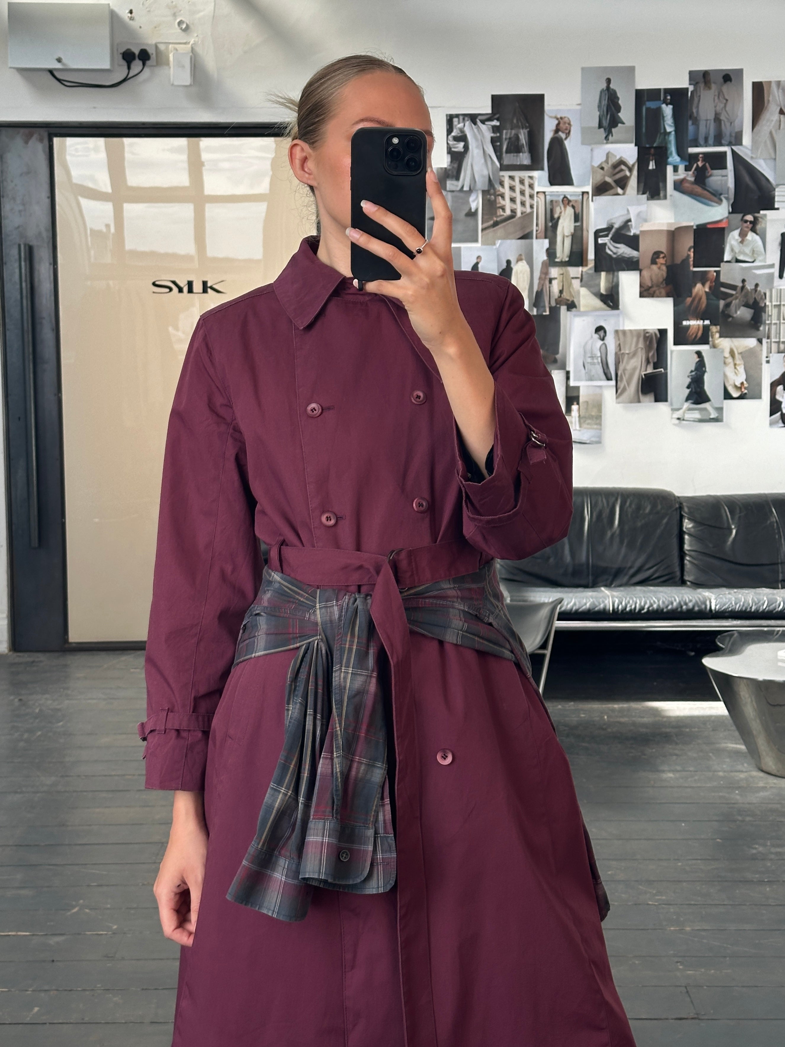 London Fog 1980s Double Breasted Trench Coat - M - SYLK