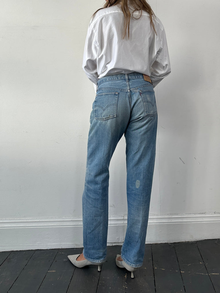 Levi 501 Straight Leg Denim Jeans - W32 - SYLK