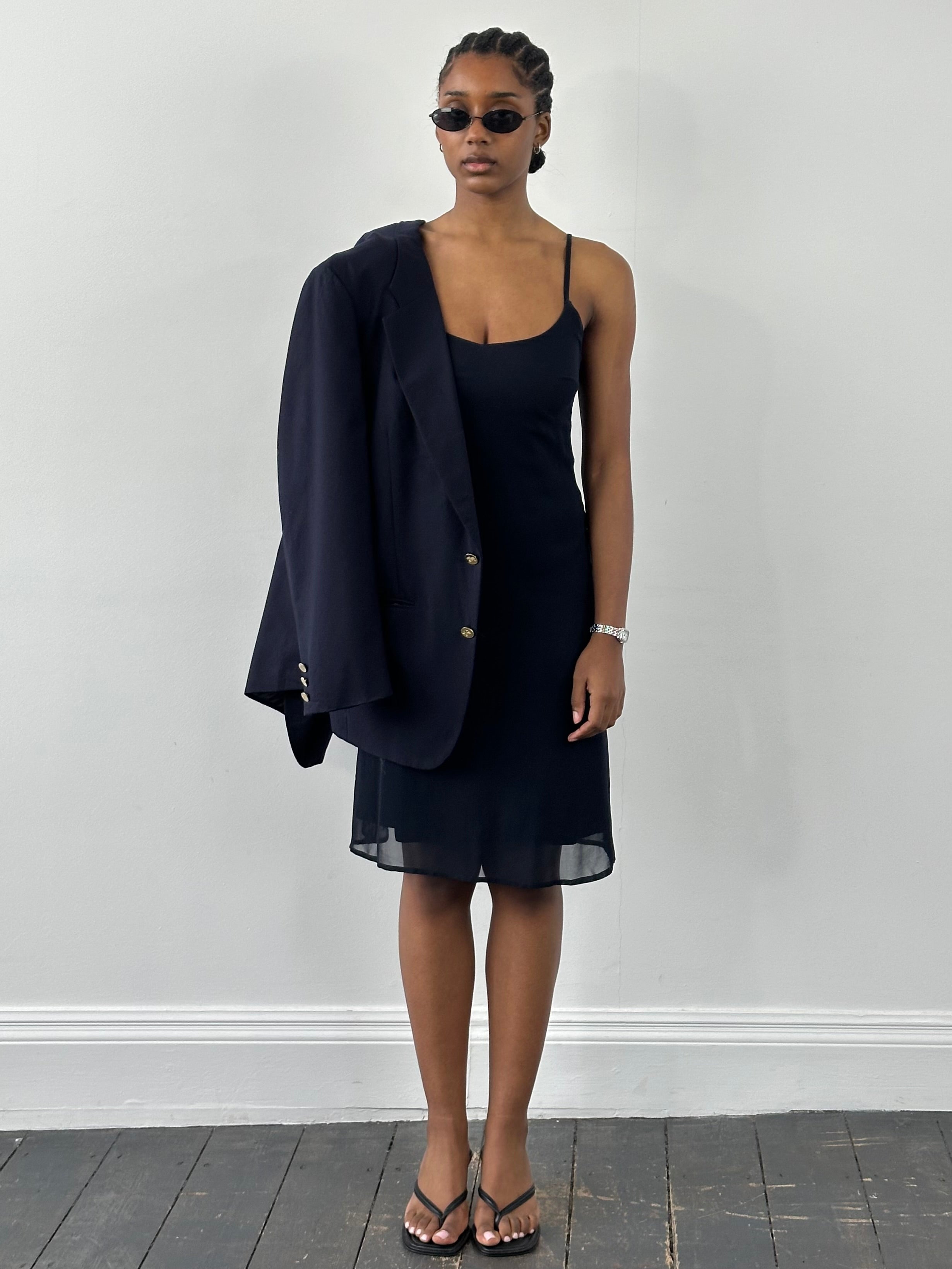 Gianni Versace Verus 1990s Sheer Slip Dress - S - SYLK