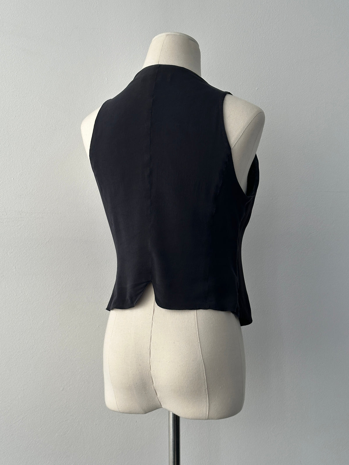 Emporio Armani 1990s Fitted Tailored Single Button Waistcoat - M