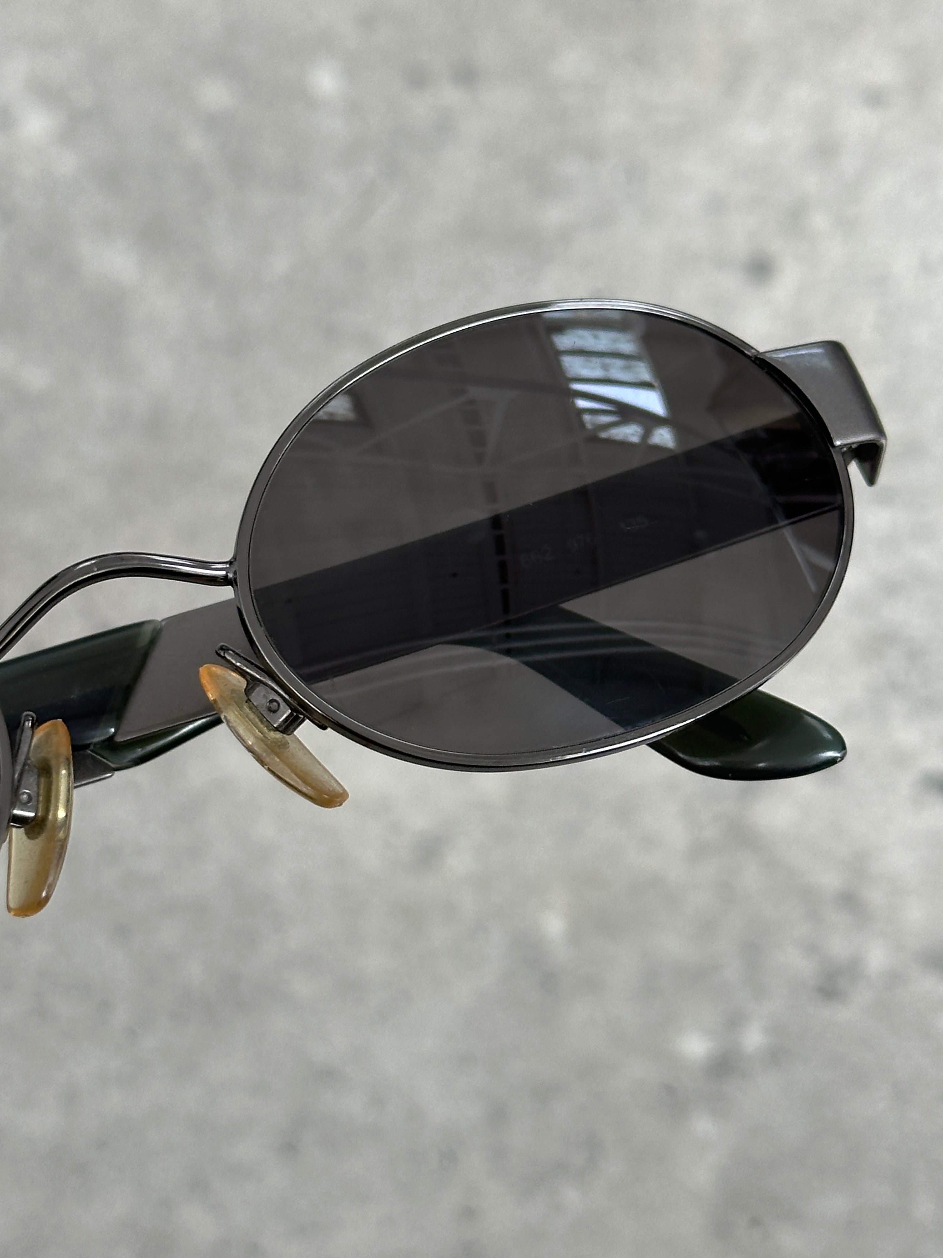 Giorgio Armani 1990s Oval Logo Sunglasses