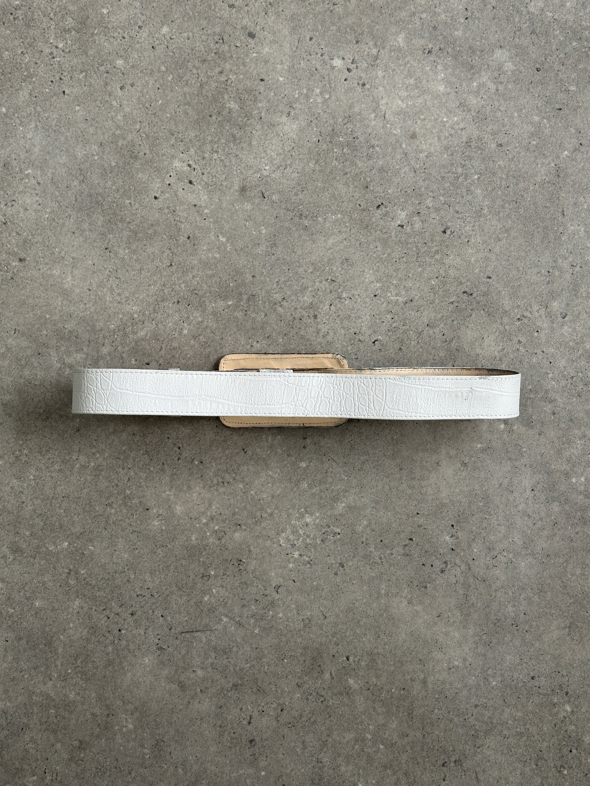 Jaeger 1990s Slim Leather Belt - W29-33