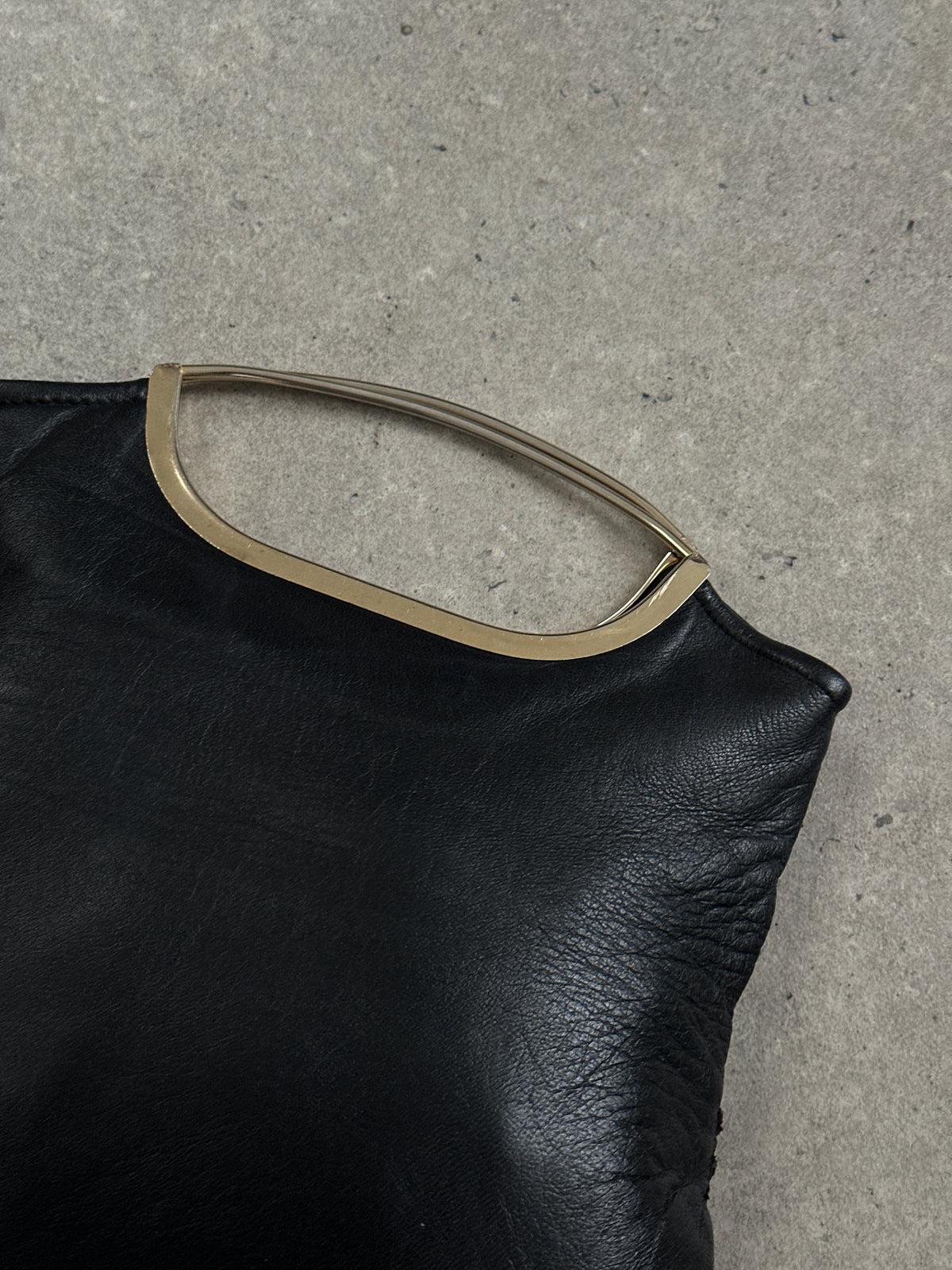 Vintage 1990s Leather Hand Bag