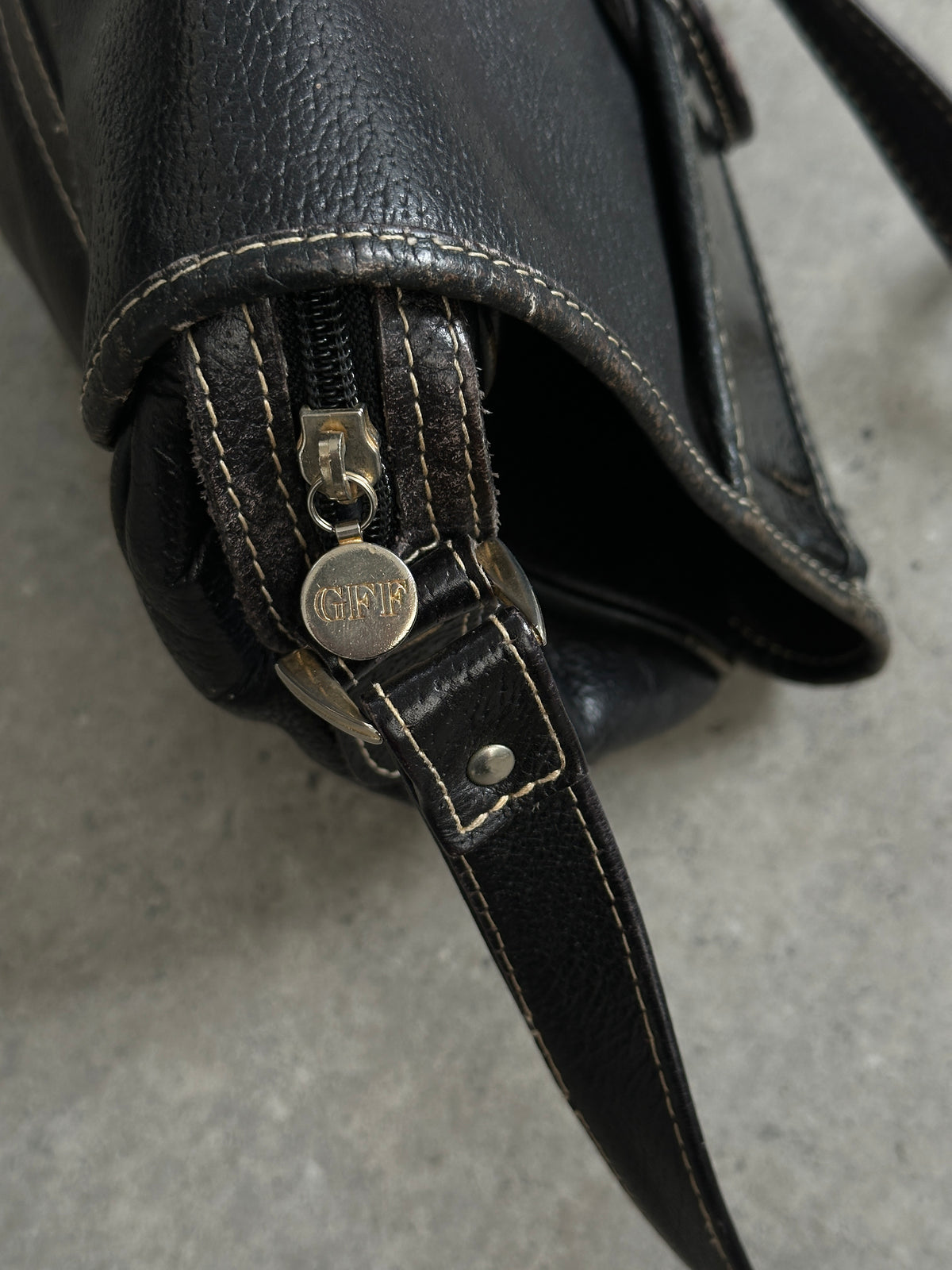 Gianfranco Ferre 1990s Leather Crossbody Bag