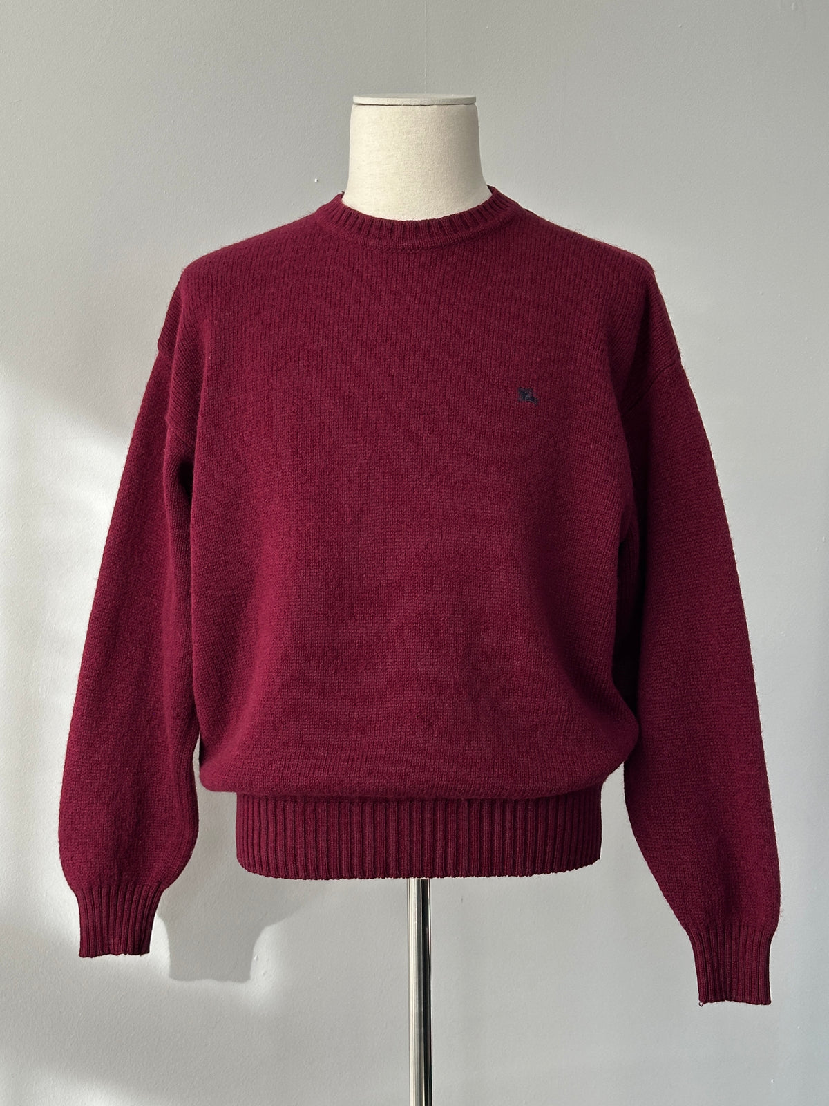 Burberry Pure Wool Jumper - L