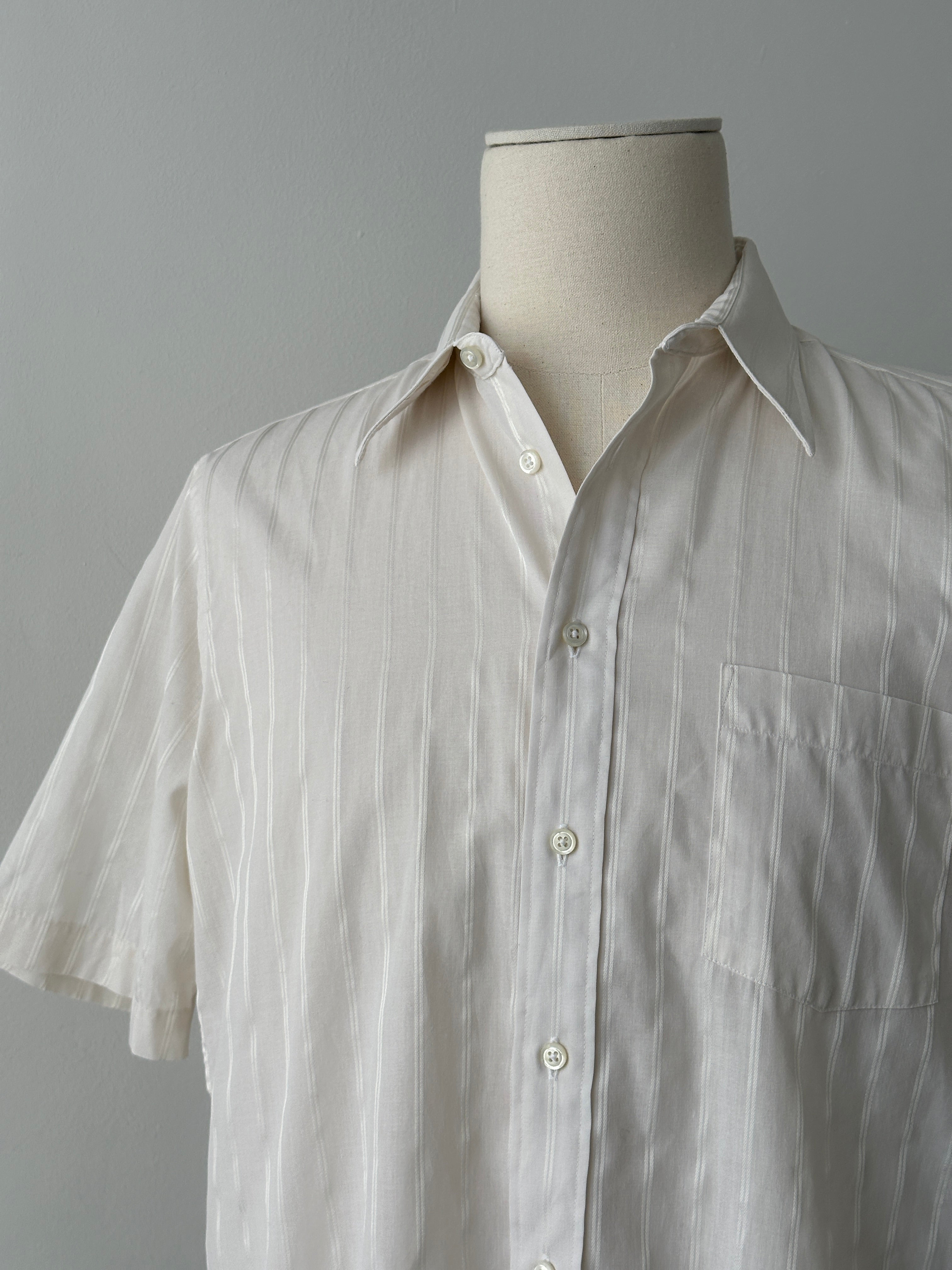 Christian Dior 1990s Cotton Short Sleeve Shirt - S