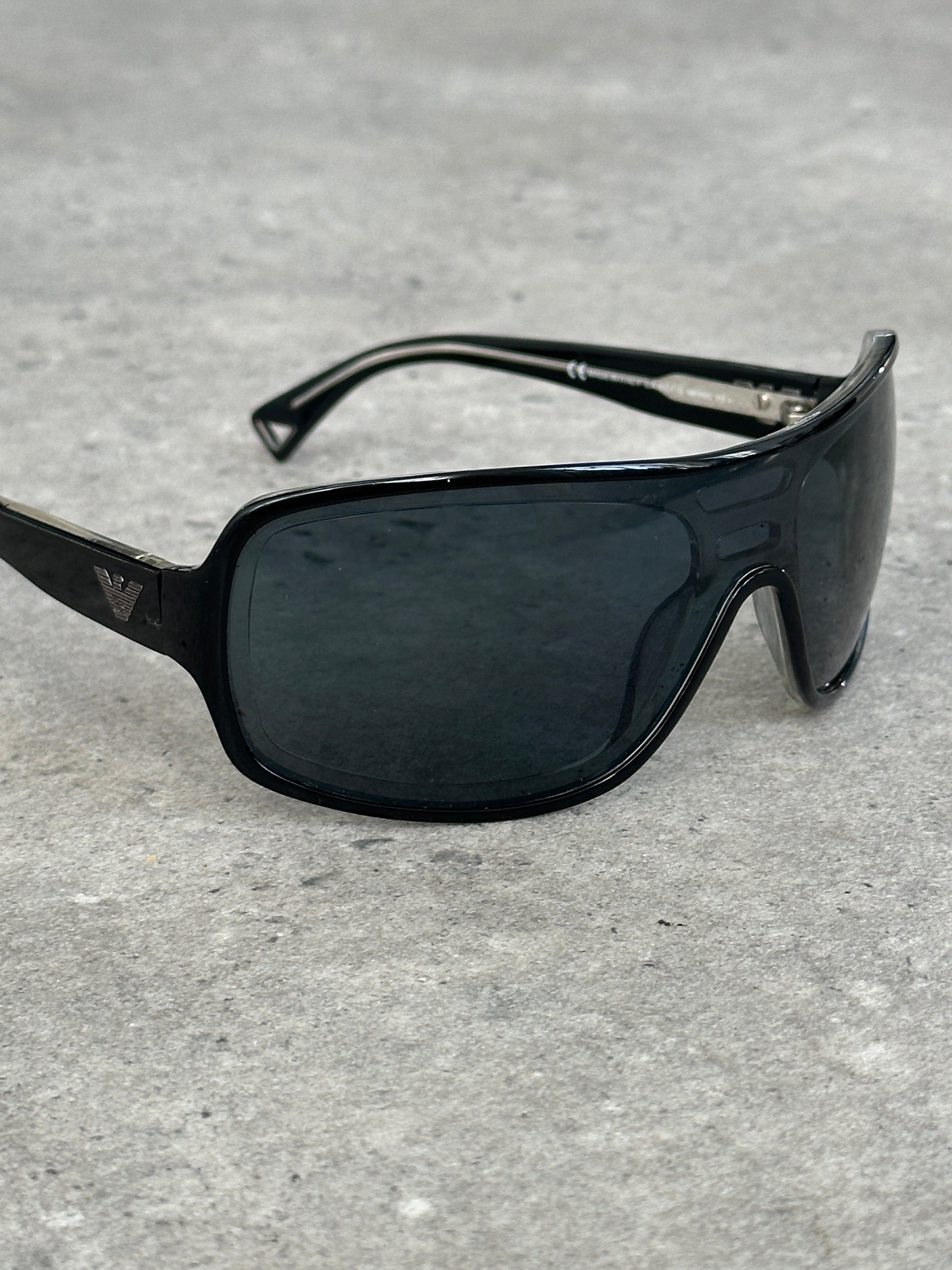 Armani 2000s Shield Logo Sunglasses