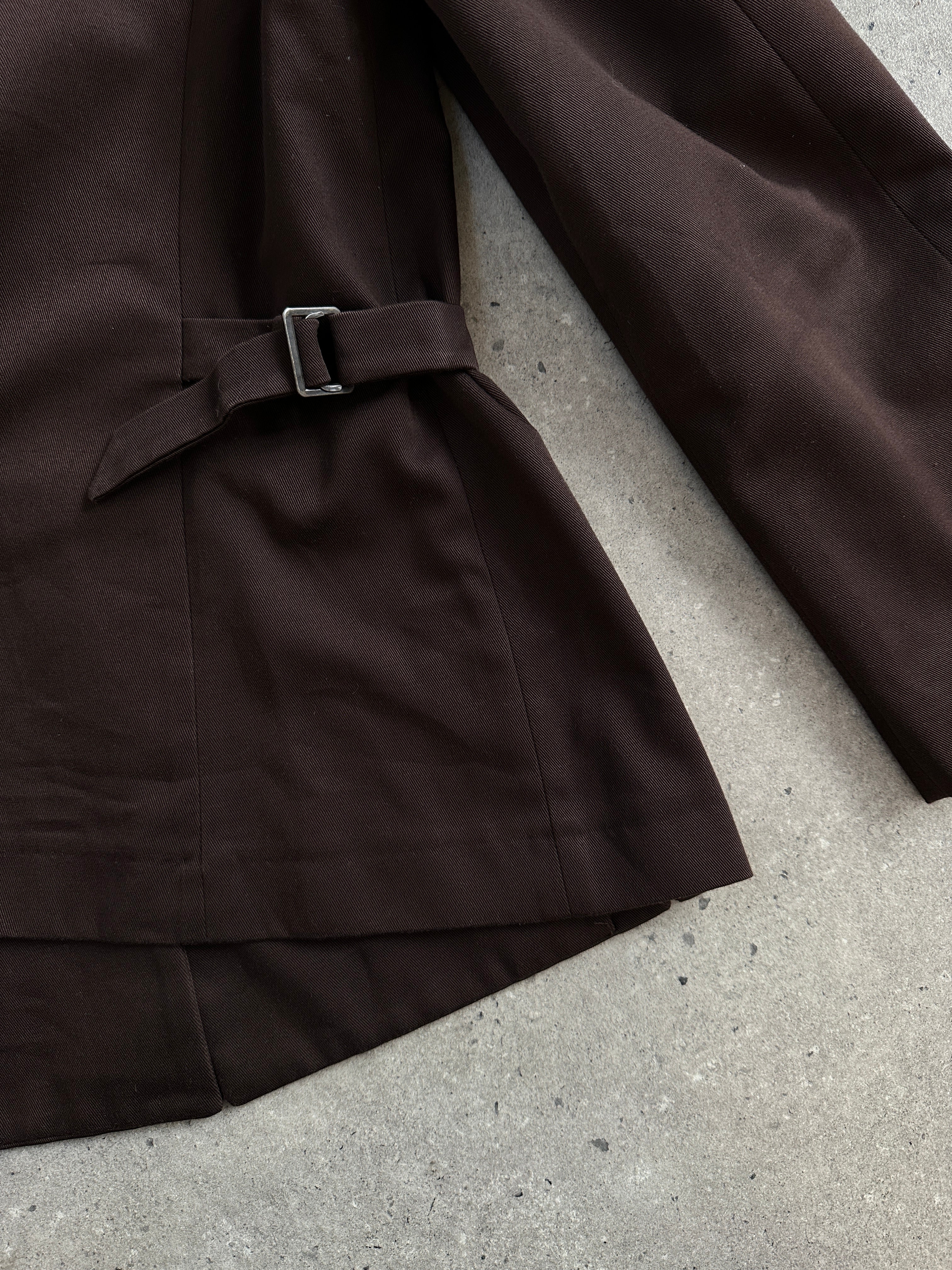 Italian Vintage 2000s pure cotton tailored jacket in size M, stylish and classic design from the Vintage brand.