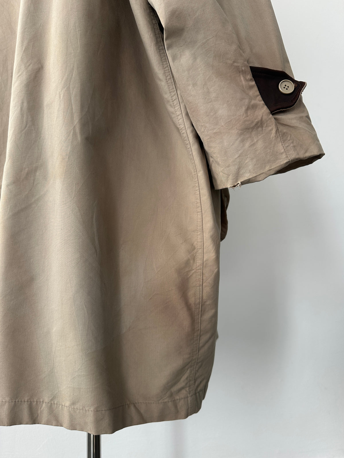Christian Dior Monsieur 1990s Leather Collar Trench - XXL