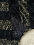 Italian Vintage 1990s Wool Alpaca Striped Knitted Jumper - XL/XXL - SYLK