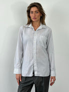 Christian Dior Monsieur 1990s Cotton Striped Shirt - M