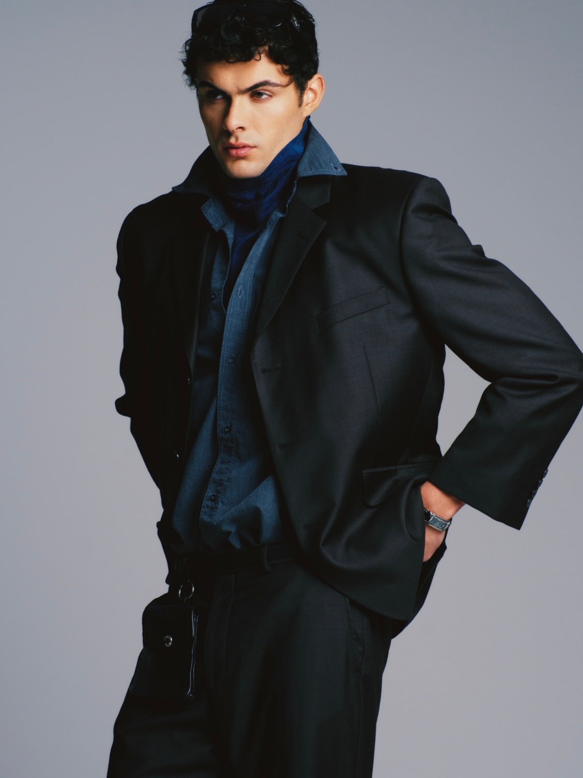 Jaeger 1990s Pure Wool Single Breasted Suit - 44S/32S