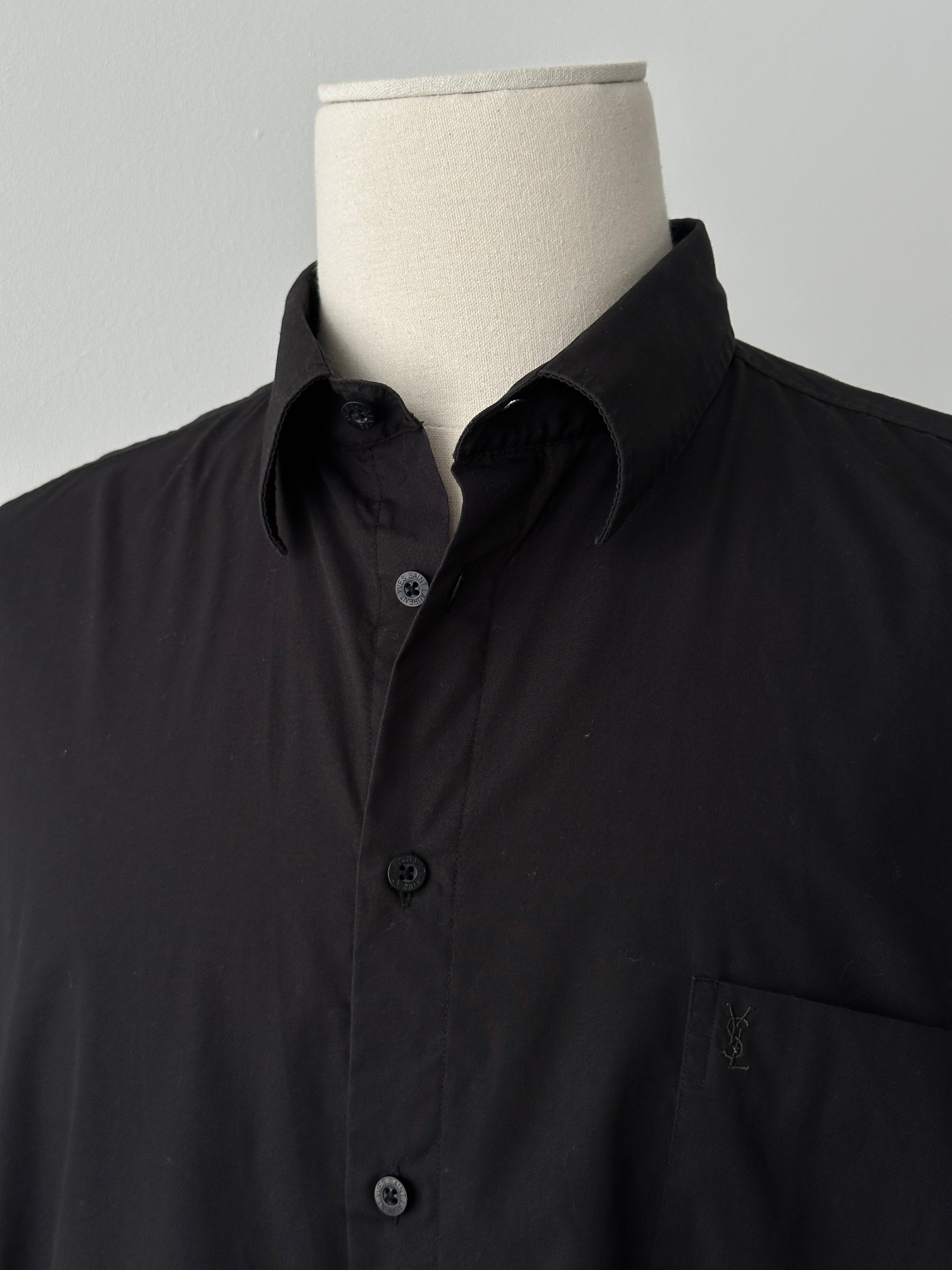 Yves Saint Laurent Pour Homme 2000s Short Sleeve Shirt - XXL