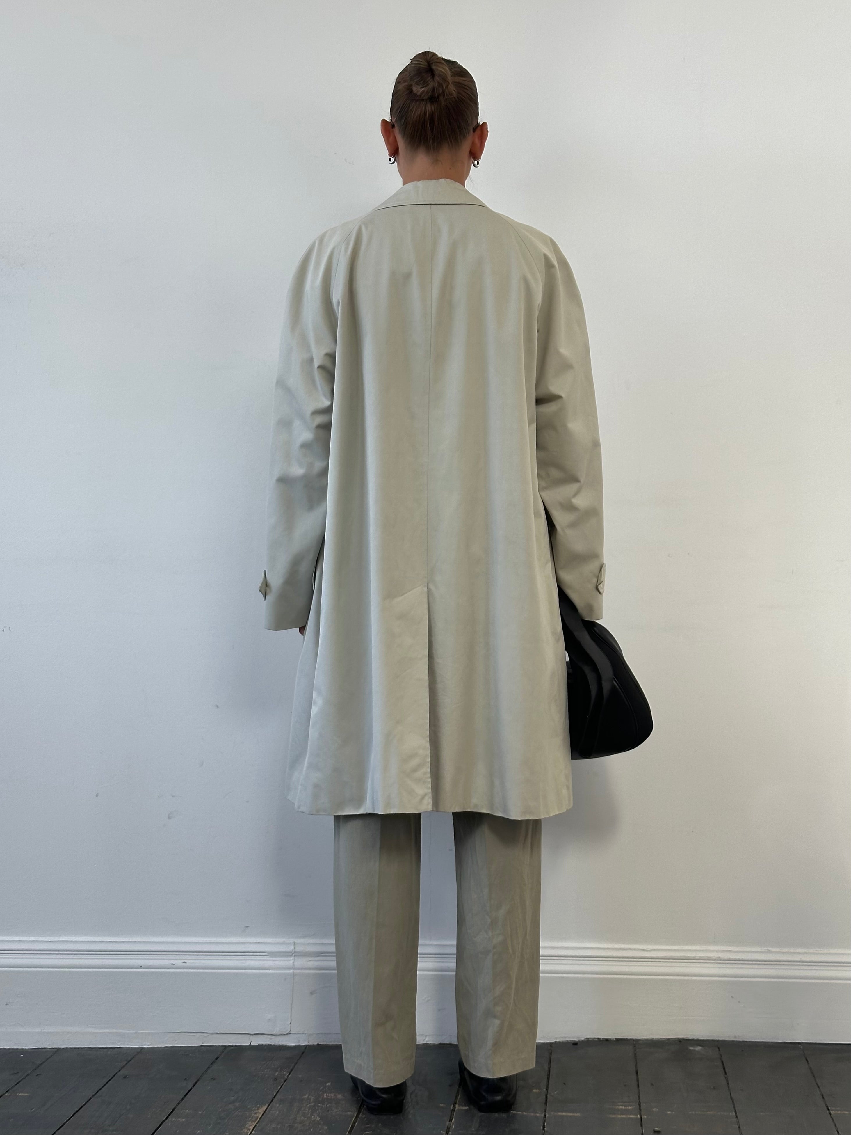 Burberrys Cotton Trench Coat - XL - SYLK