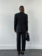 Japanese Vintage 1990s Pure Wool Straight Leg Suit - 40R/W26 - SYLK