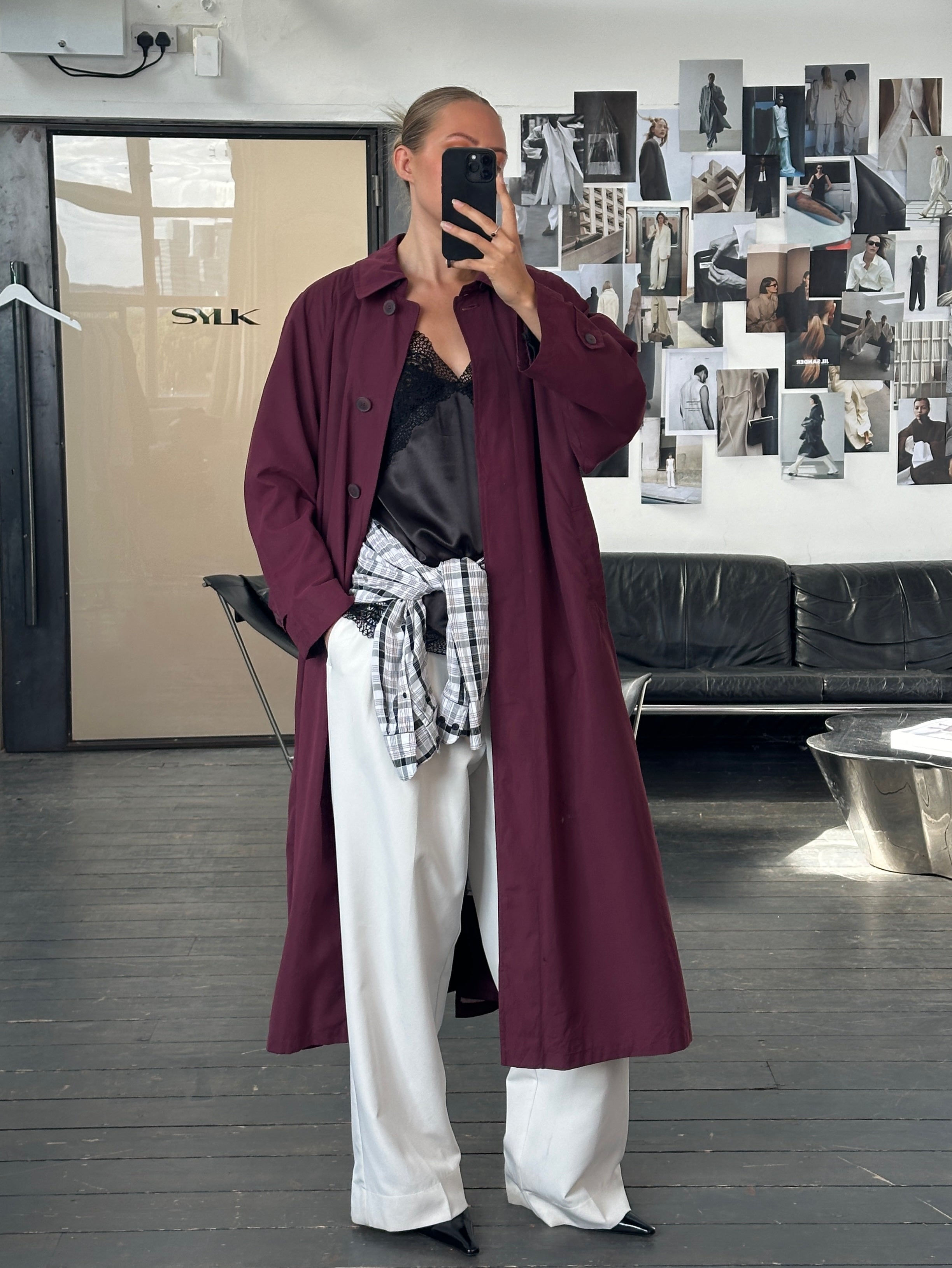 London Fog 2000s Concealed Placket Trench Coat - XL - SYLK