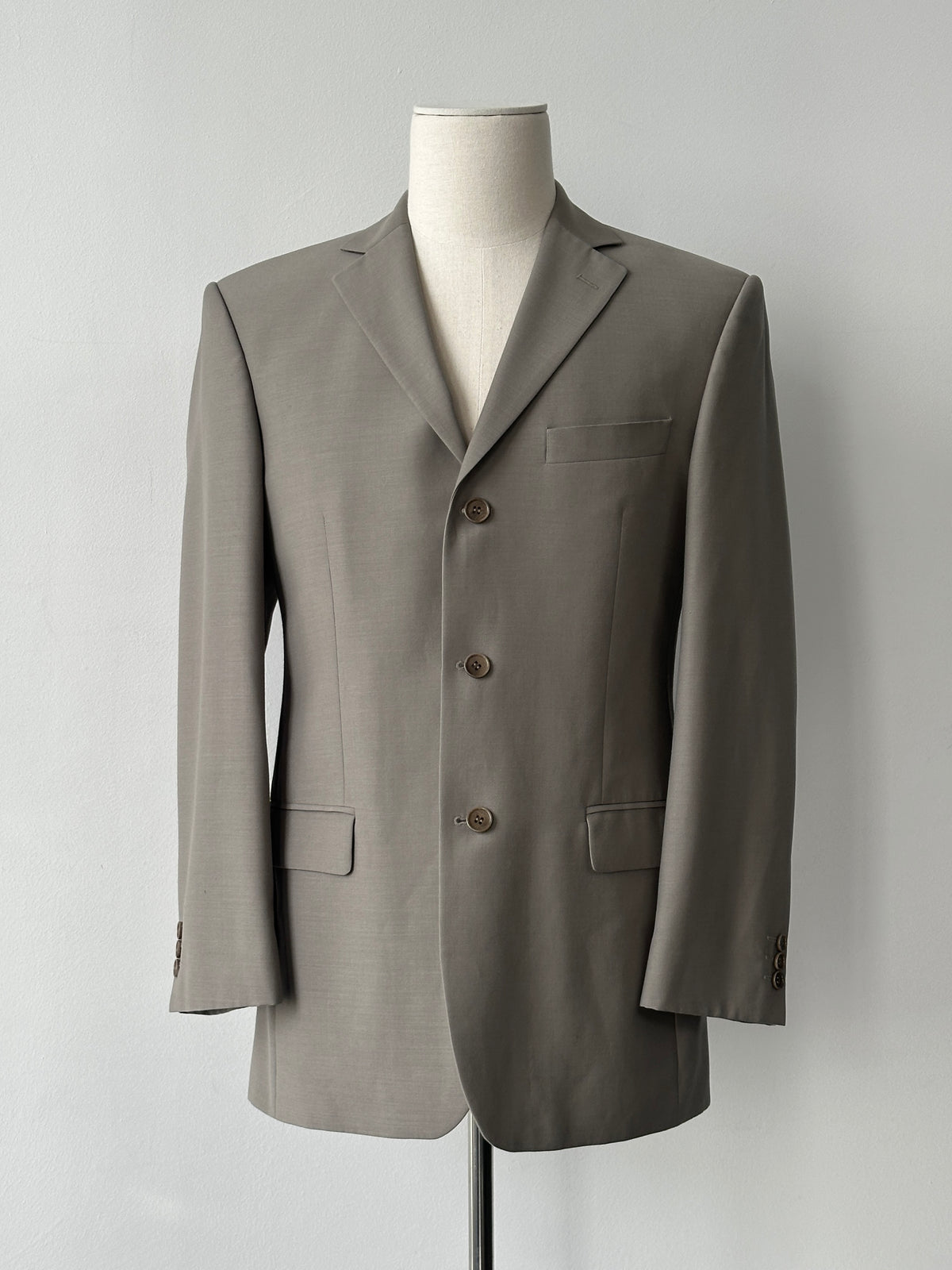 Balmain 2000s Wool Single Breasted Blazer - 38R