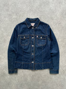 Guess Contrast Stitch Denim Jacket - S/M - SYLK