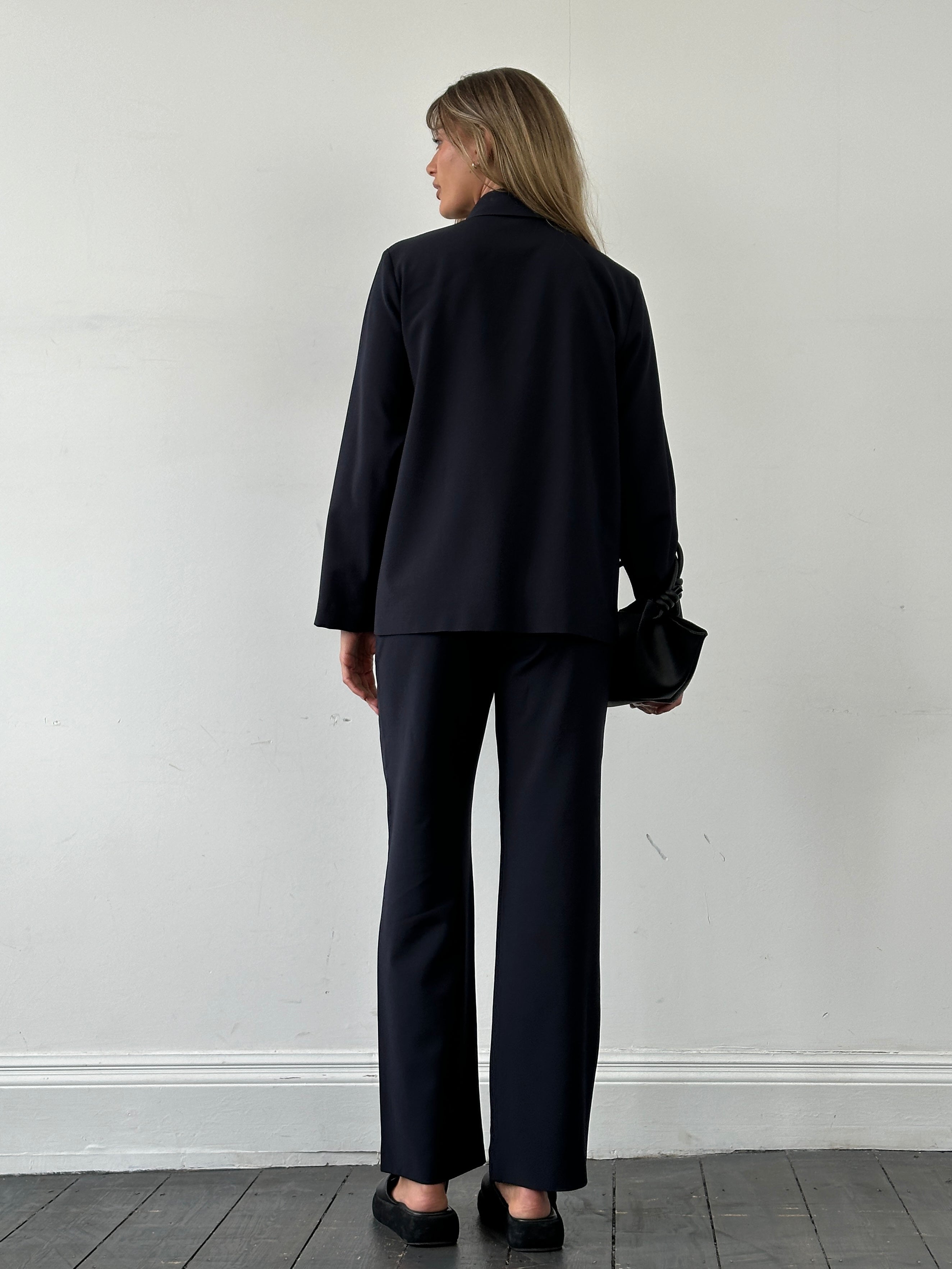 St Michael pure wool two-piece suit set featuring a tailored jumpsuit with a structured fit in classic style.