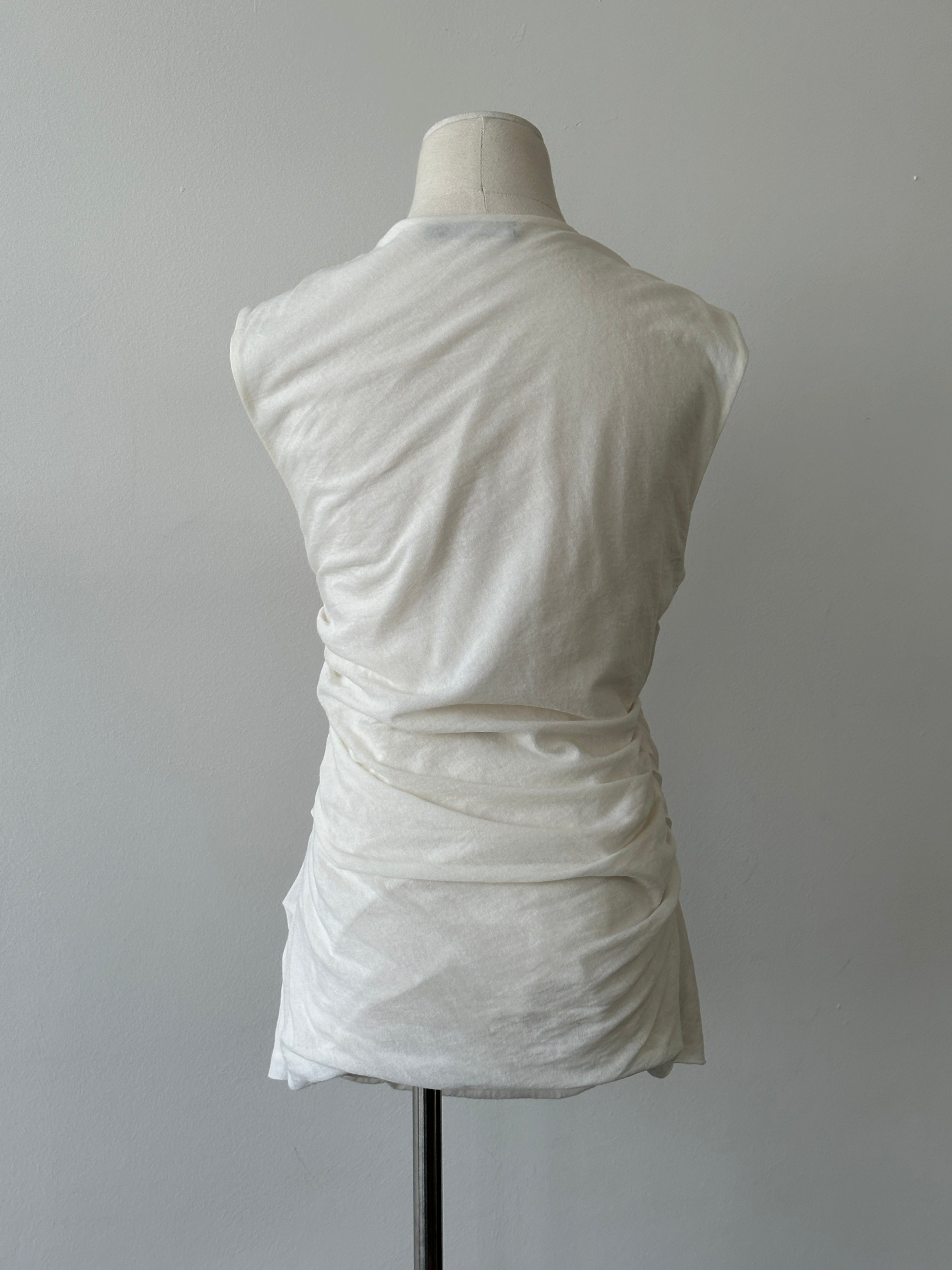 Ralph Lauren 2000s Cotton Wrap Top - L