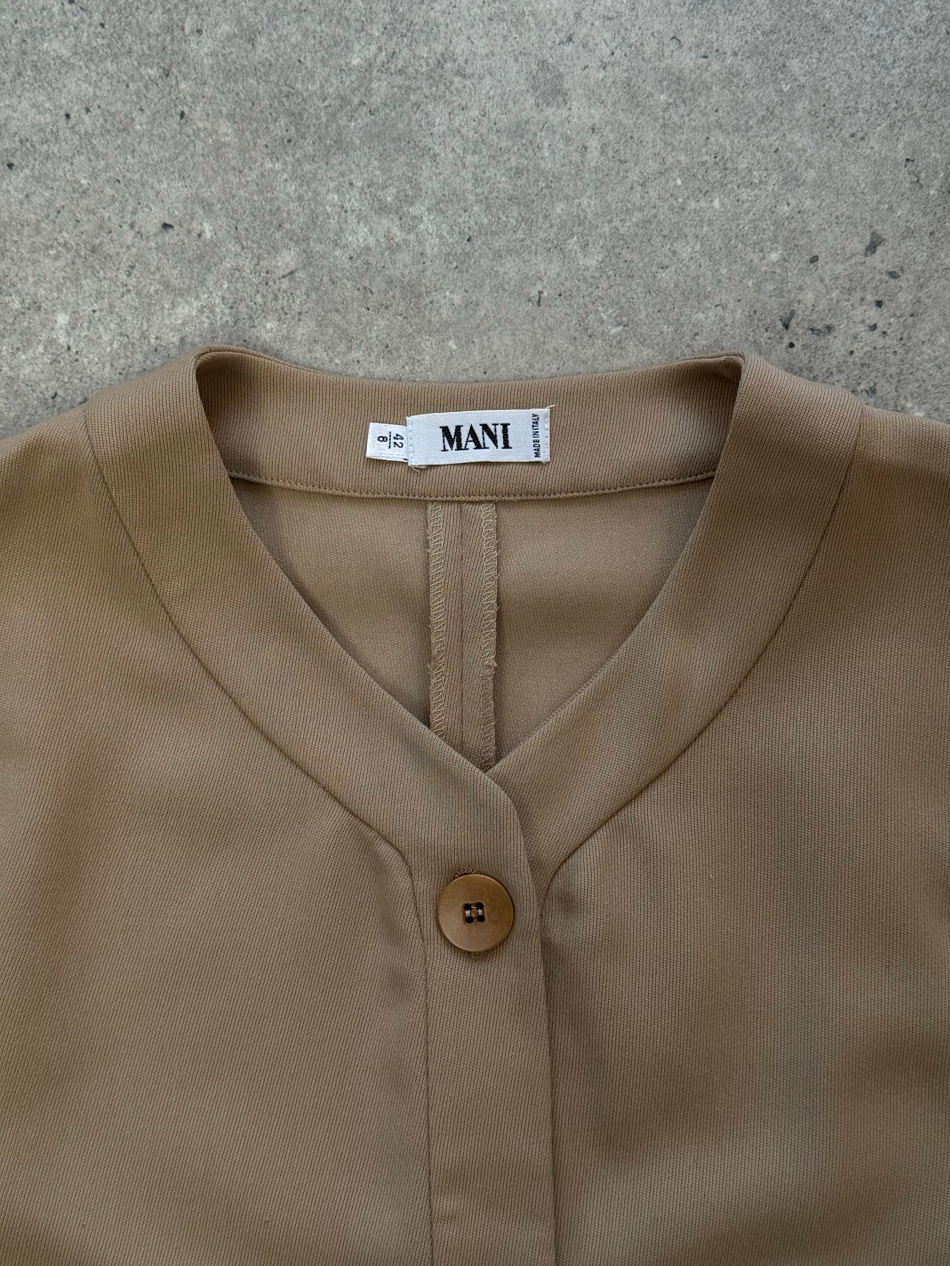 Mani 1990s Wool Sleeveless Top - M