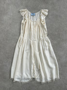 Prada 2012 Pure Silk Pleated Slip Dress - L - SYLK