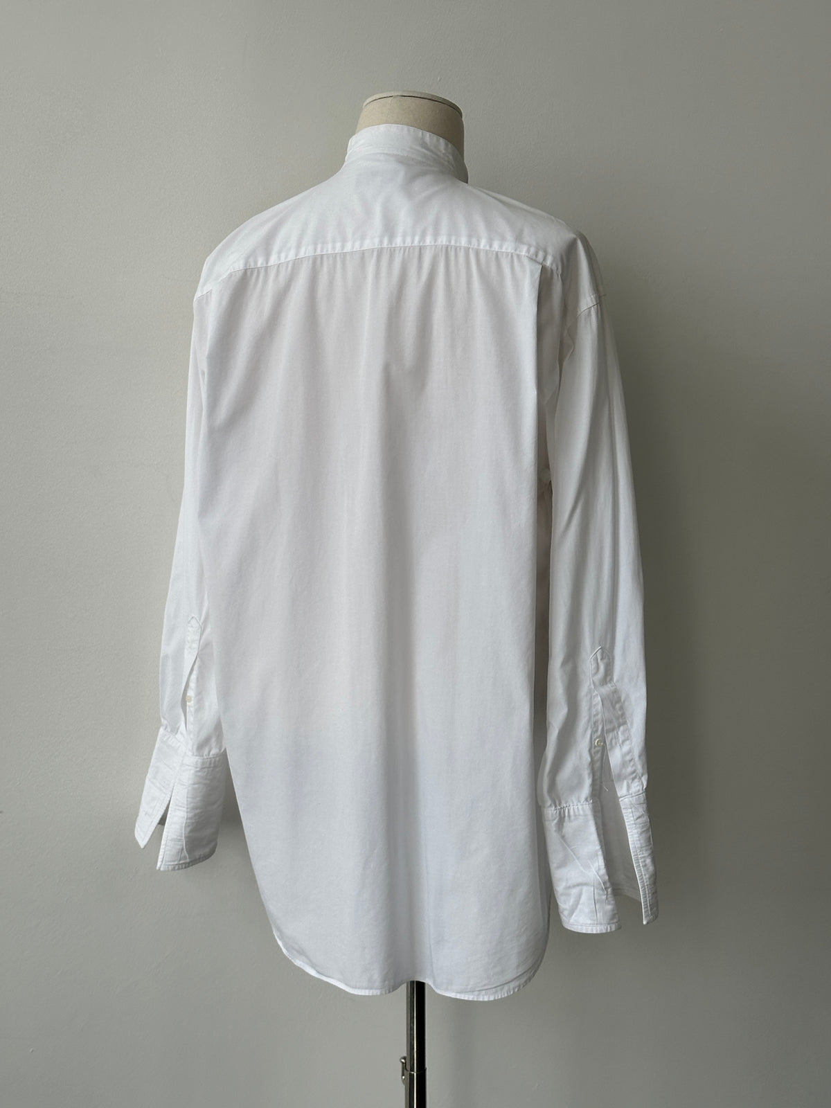 Christian Dior Chemise 1990s Pure Cotton Tuxedo Shirt - XL