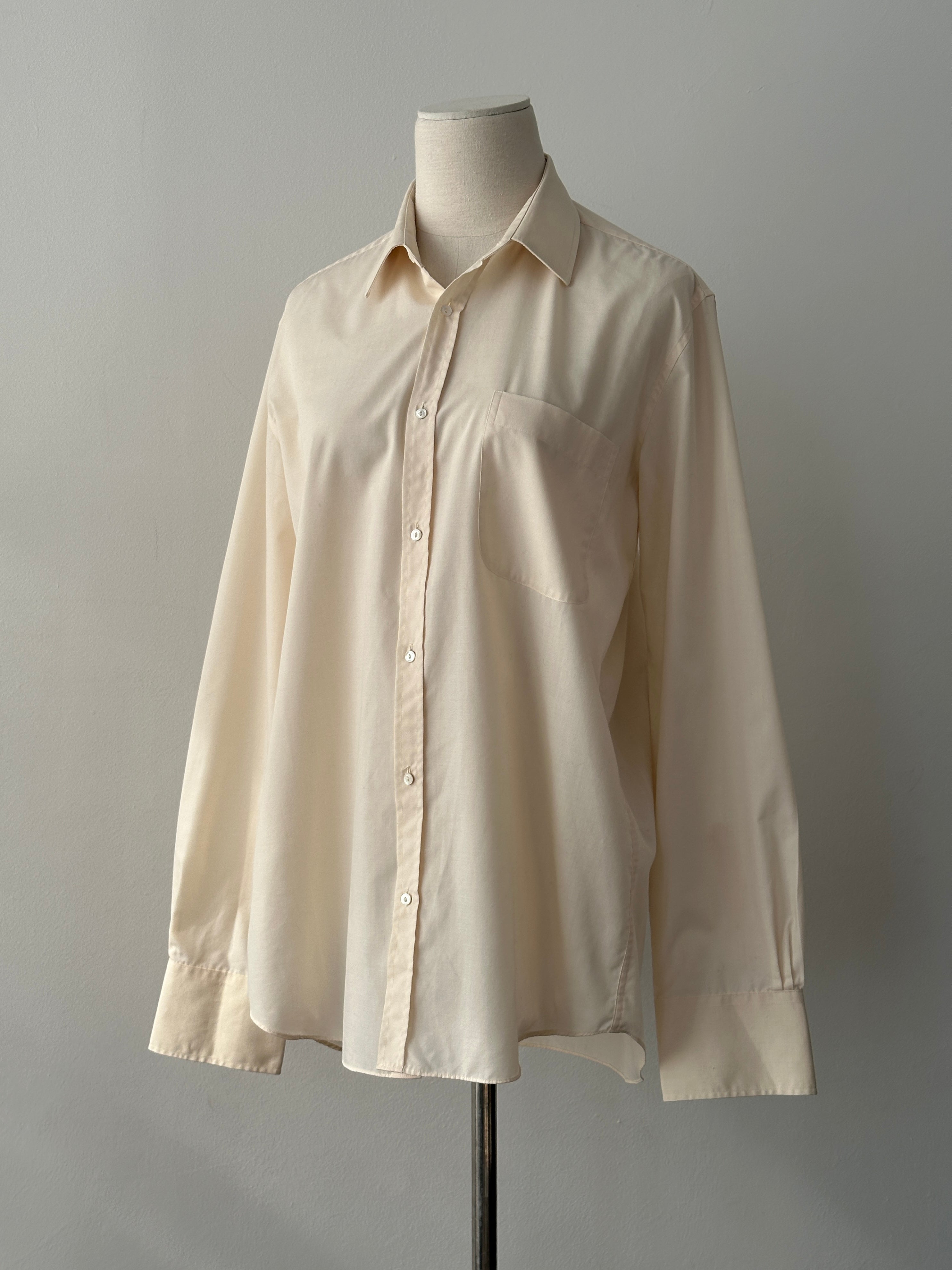 Christian Dior Chemises Paris 1990s Cotton Shirt - M