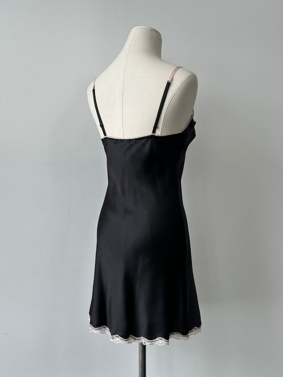 Victoria's Secret 2000s Lace Satin Mini Dress - S