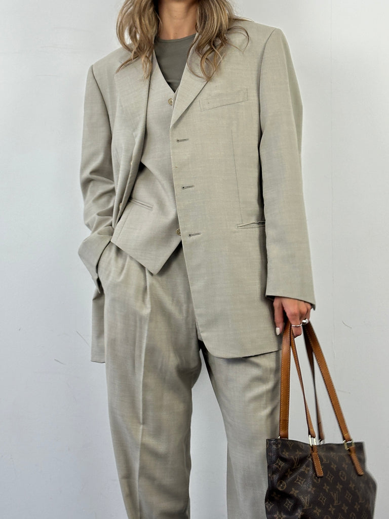 Pal Zileri Italian Vintage Pure Wool Suit - 40R/W32 - SYLK