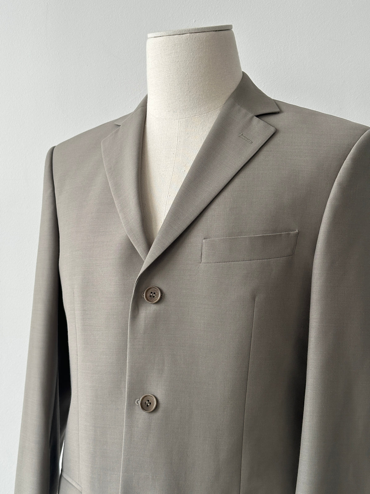 Balmain 2000s Wool Single Breasted Blazer - 38R