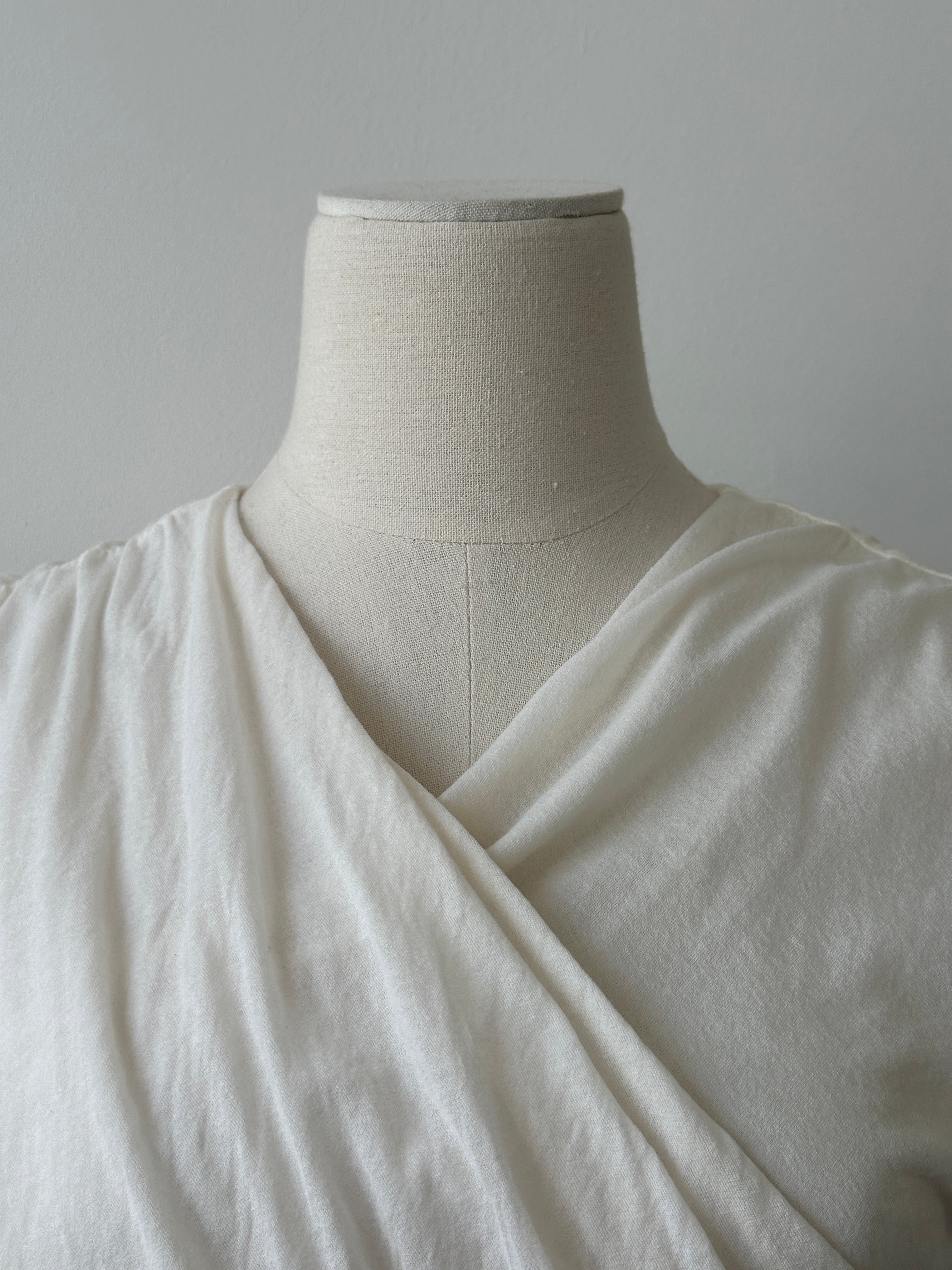 Ralph Lauren 2000s Cotton Wrap Top - L