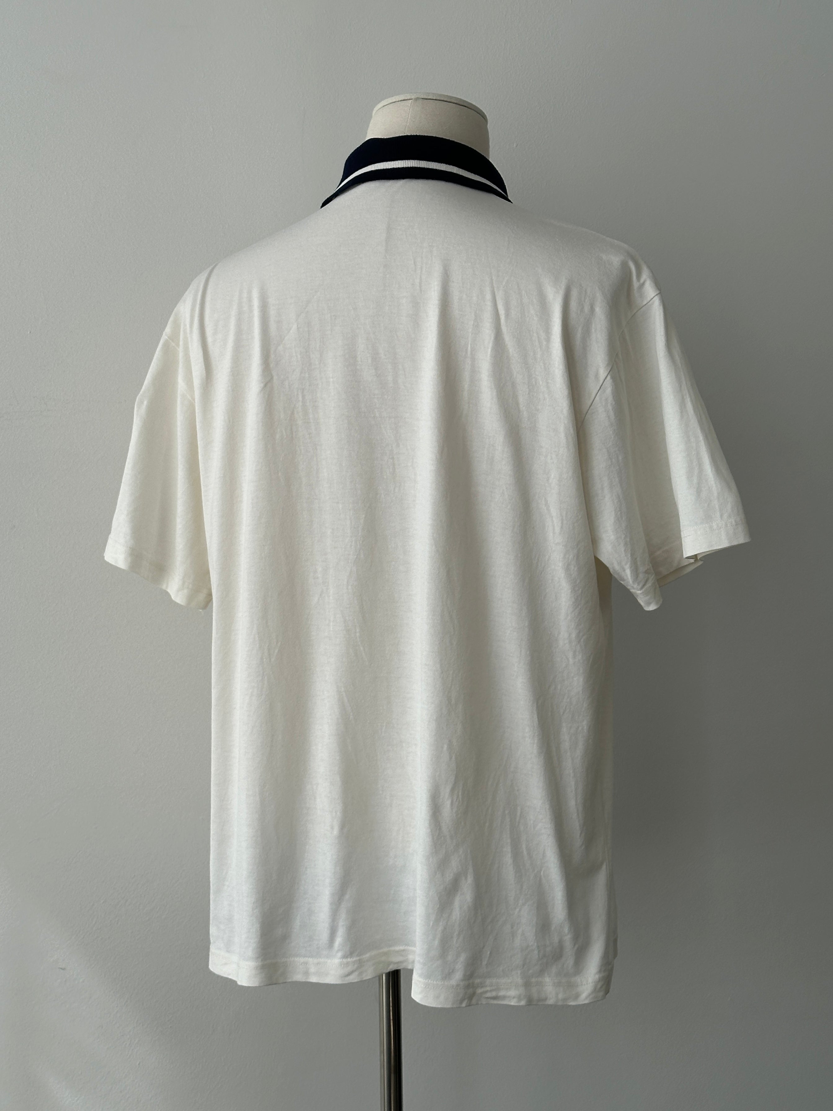 Yves Saint Laurent Pour Homme 1990s Striped Polo - L