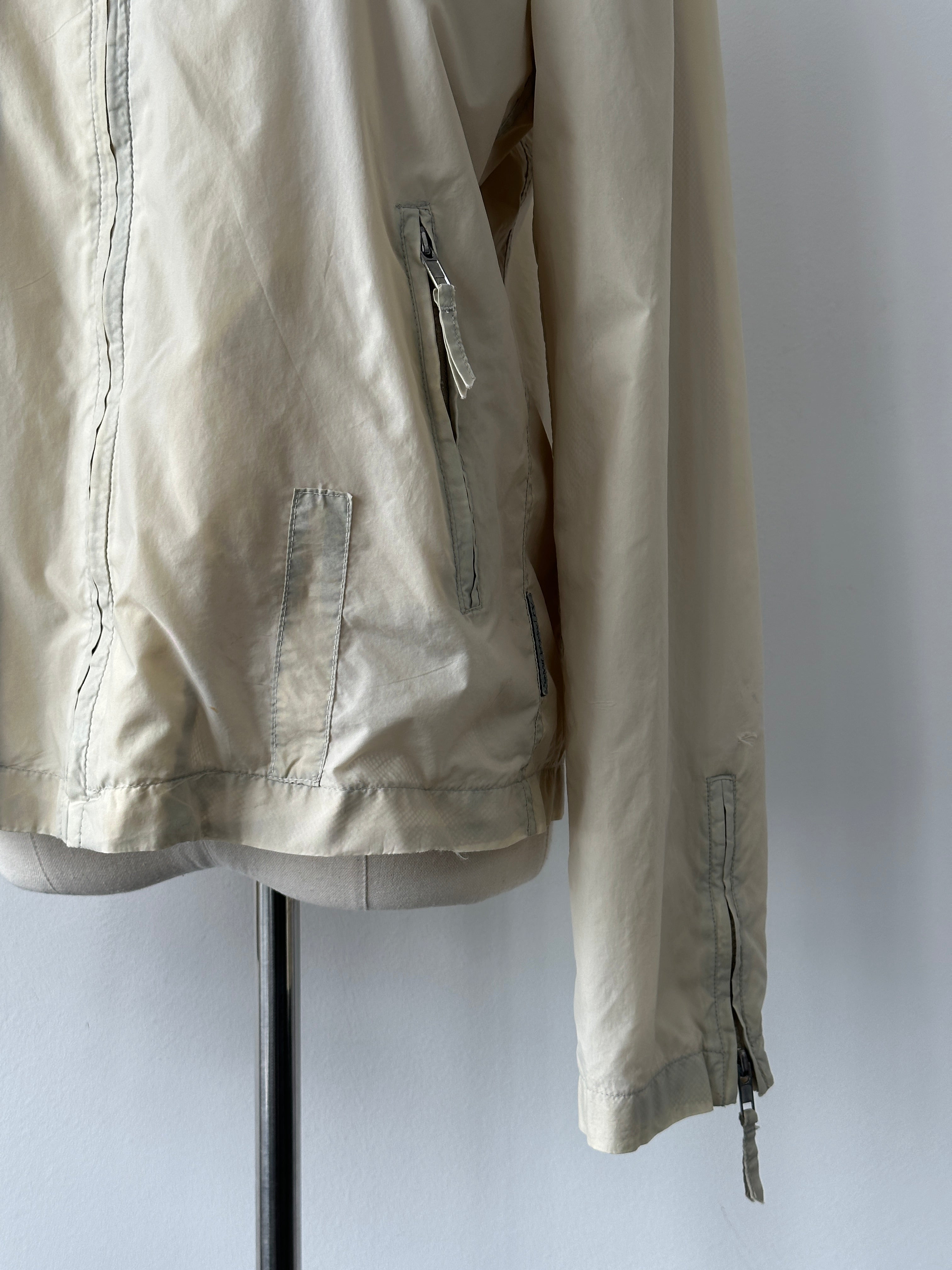 Armani Jeans 2000s Nylon High Neck Jacket - M
