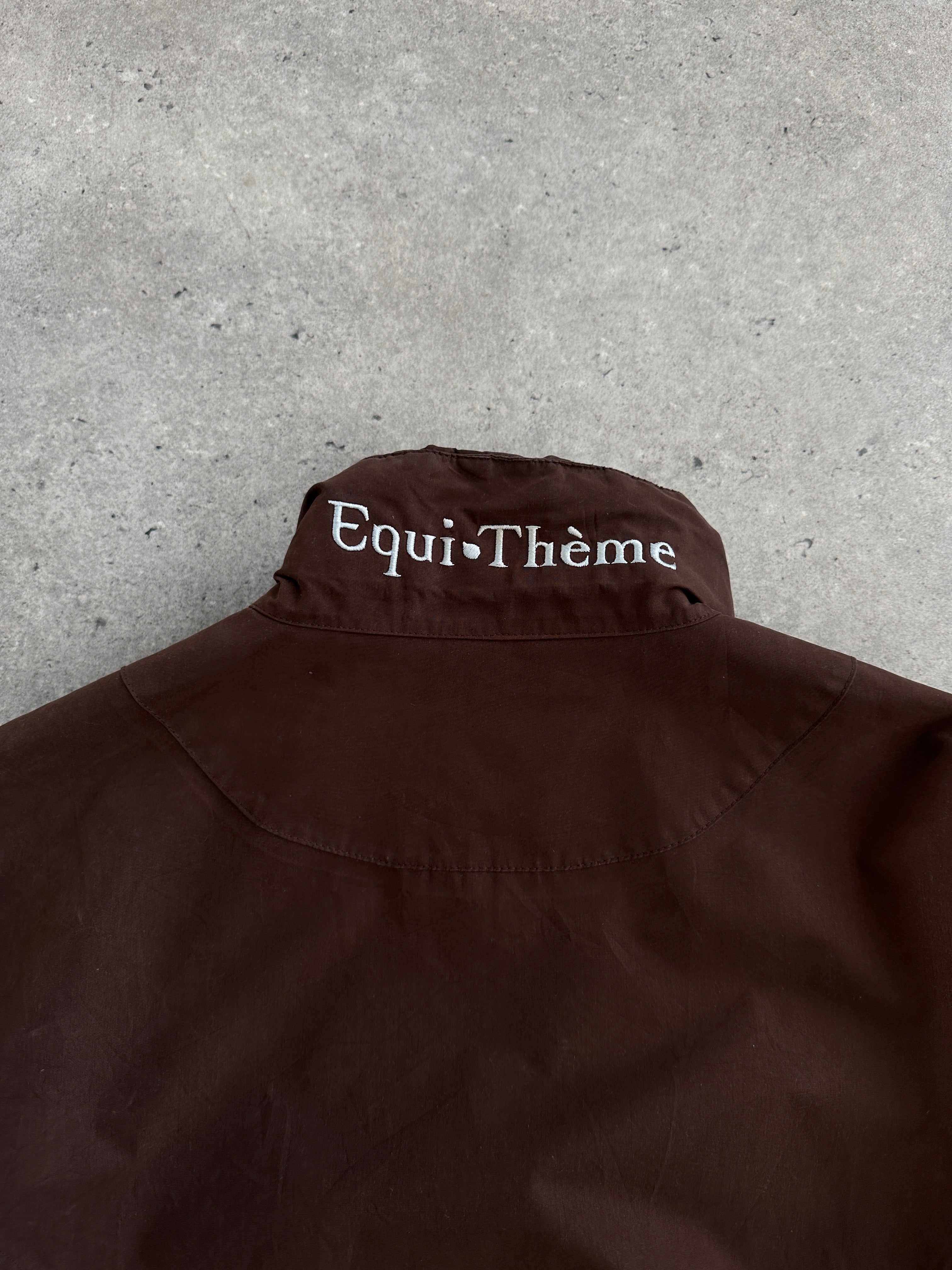 Vintage 2000s double zip boxy bomber jacket in black with ribbed cuffs and collar, front pockets, and a relaxed fit.