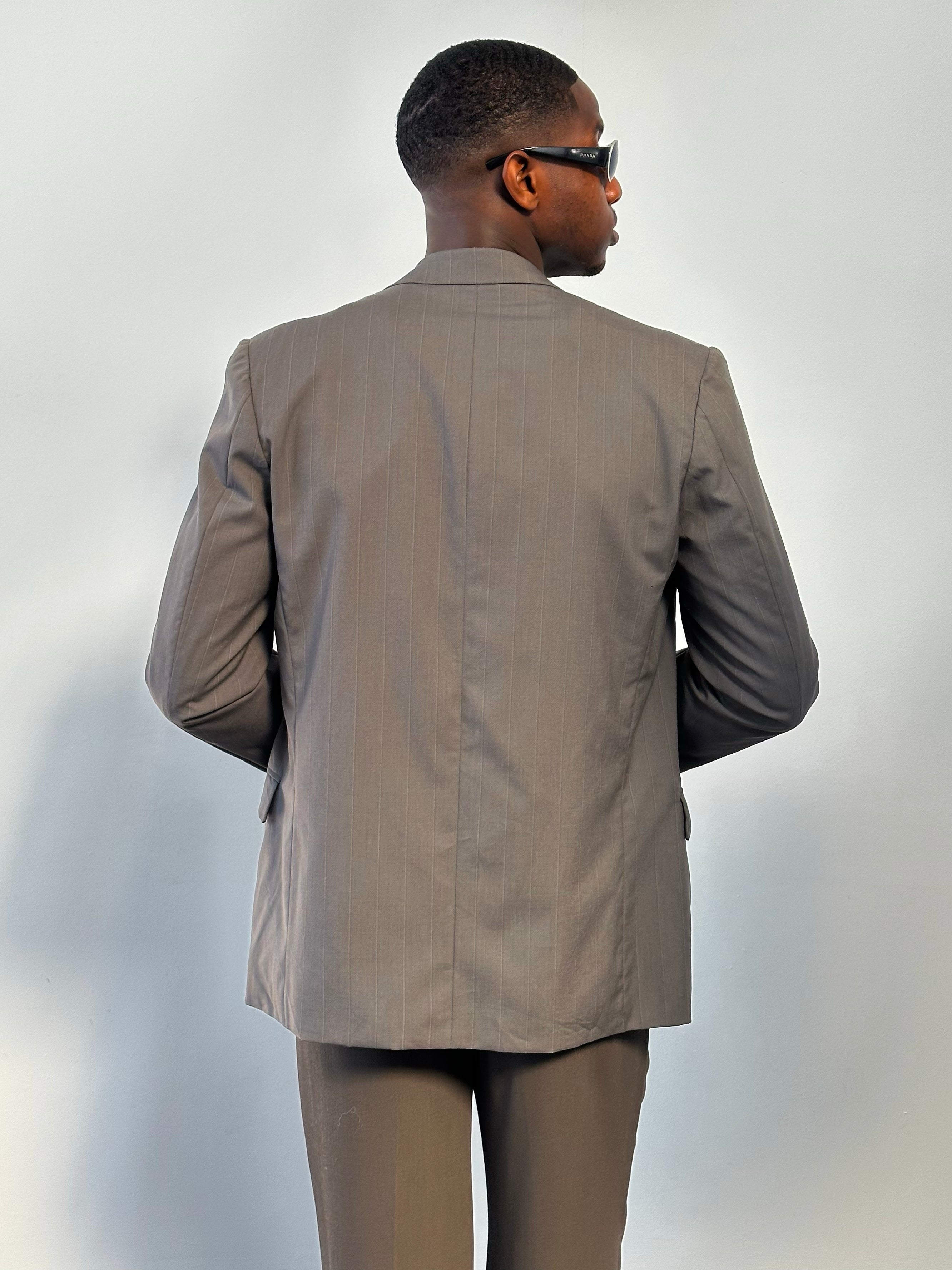 Yves Saint Laurent 1990s Pure Wool Double Breasted Blazer - 40R/L