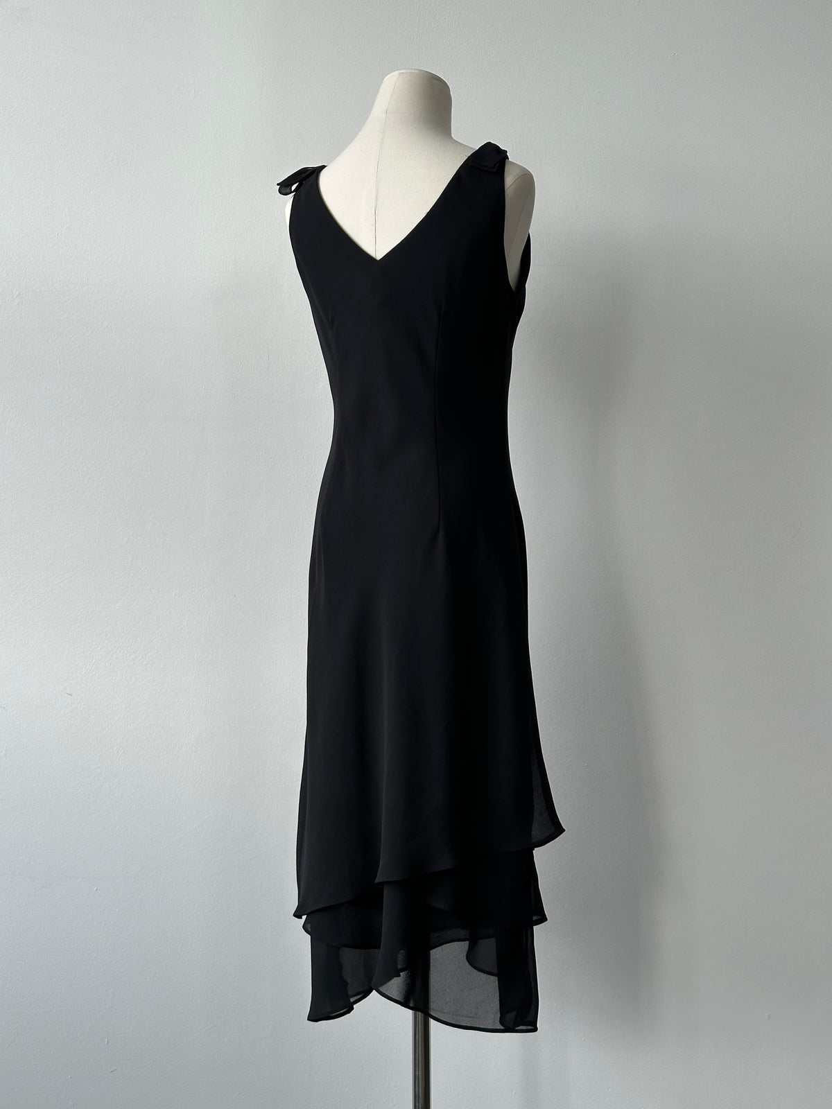 Vintage 1990s Layered Sleeveless Midi Dress - S
